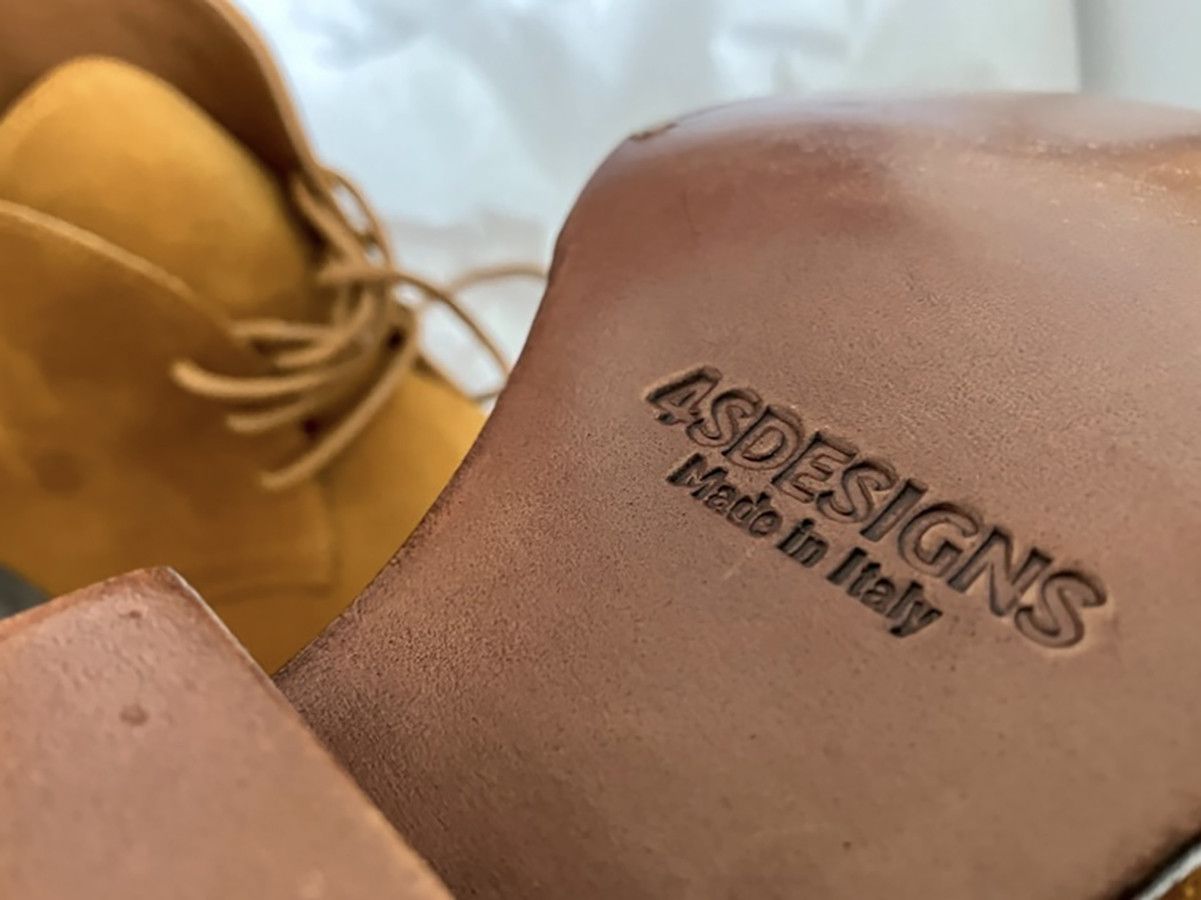 4SDESIGNS Tan Suede Western Boots Size US 7 / EU 40 - 6 Thumbnail
