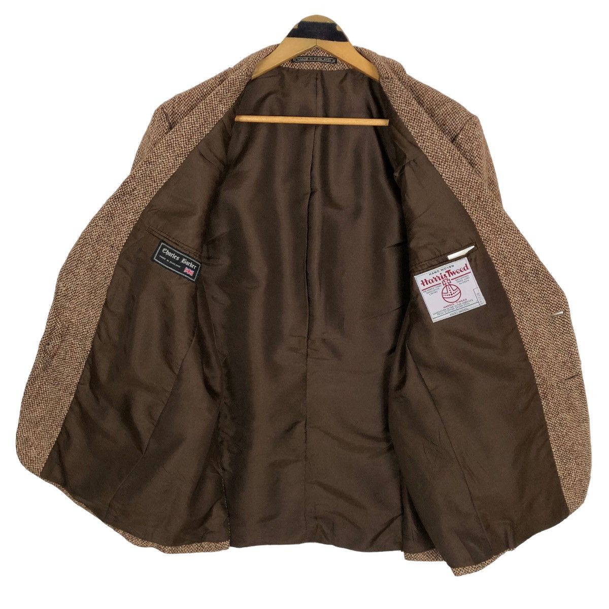 Harris Tweed Vintage 80s Harris Tweed X Charles Barker Tweed Coat Size US S / EU 44-46 / 1 - 7 Thumbnail