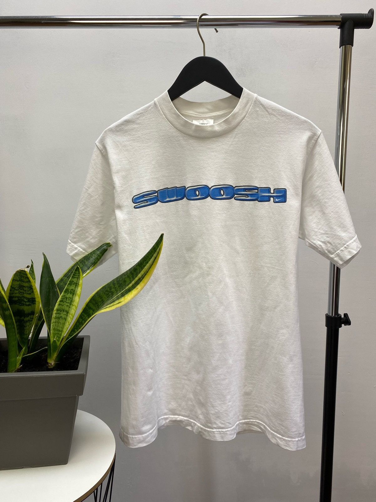 Other 90s Vintage Nike Swoosh Center Logo T-Shirt Size US S / EU 44-46 / 1 - 1 Thumbnail