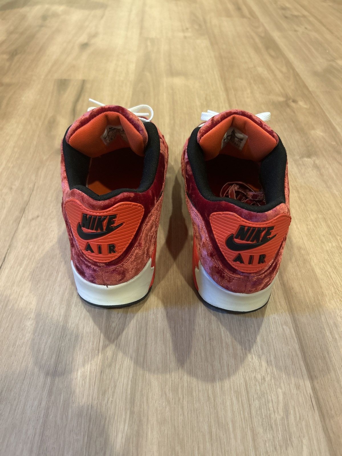 Nike Nike Air Max 90 “Red Velvet” Size US 12 / EU 45 - 4 Thumbnail