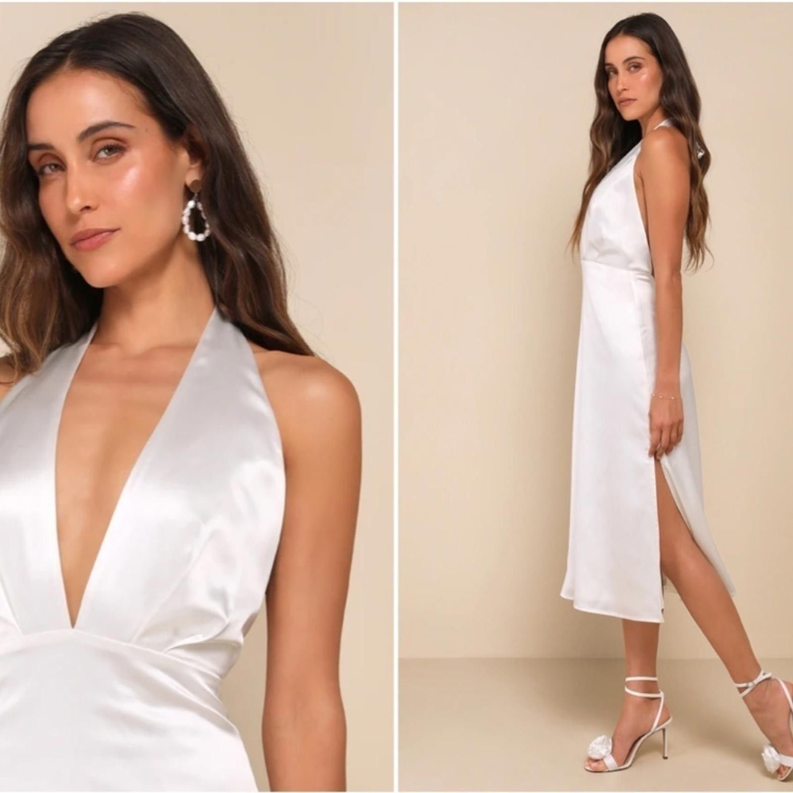 Lulus LULU's Bridal Bachelorette Elegant Sexy Chic Midi Size XL / US 12-14 / IT 48-50 - 3 Thumbnail