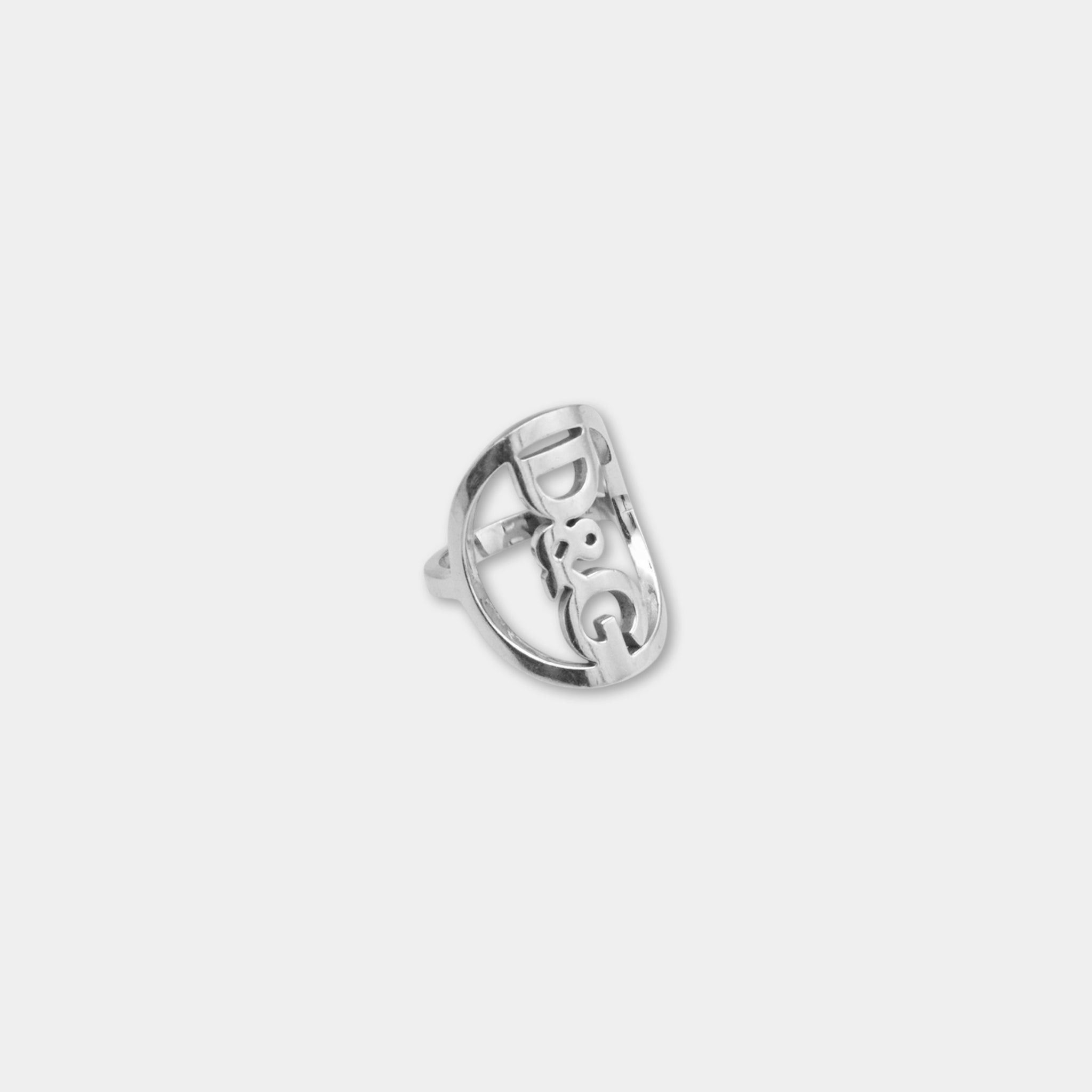 Dolce & Gabbana Dolce & Gabbana Logo Ring Size ONE SIZE - 1 Thumbnail