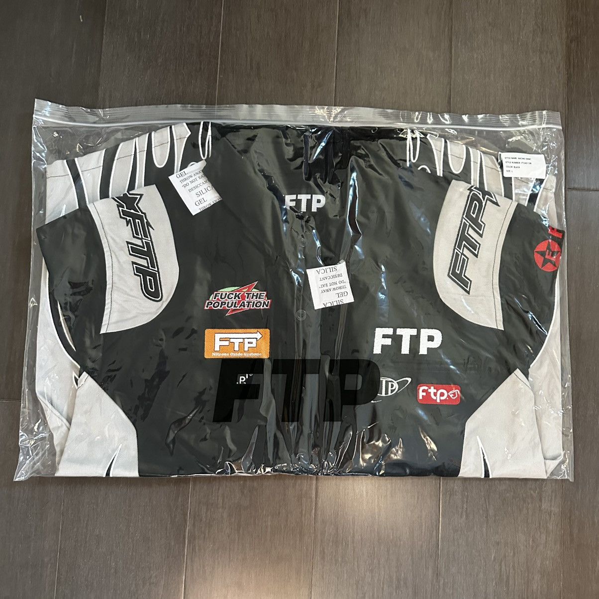 Fuck The Population FTP Raceway Button Up Shirt Black Size US L / EU 52-54 / 3 - 3 Thumbnail