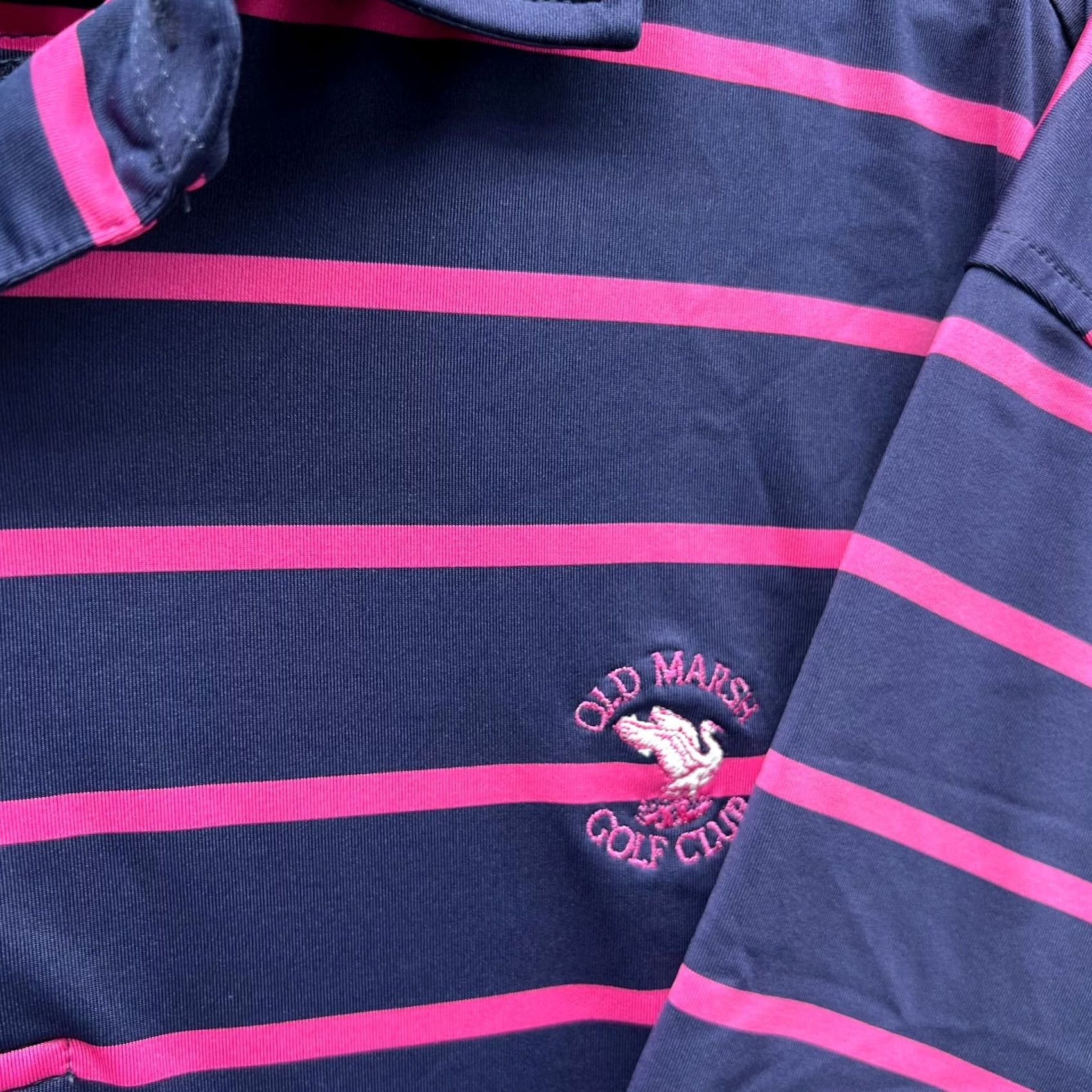Footjoy FootJoy Polo Shirt Mens Large Purple Stripes Golf Preppy Vintage? No, Actually Not Vintage Size US L / EU 52-54 / 3 - 6 Thumbnail