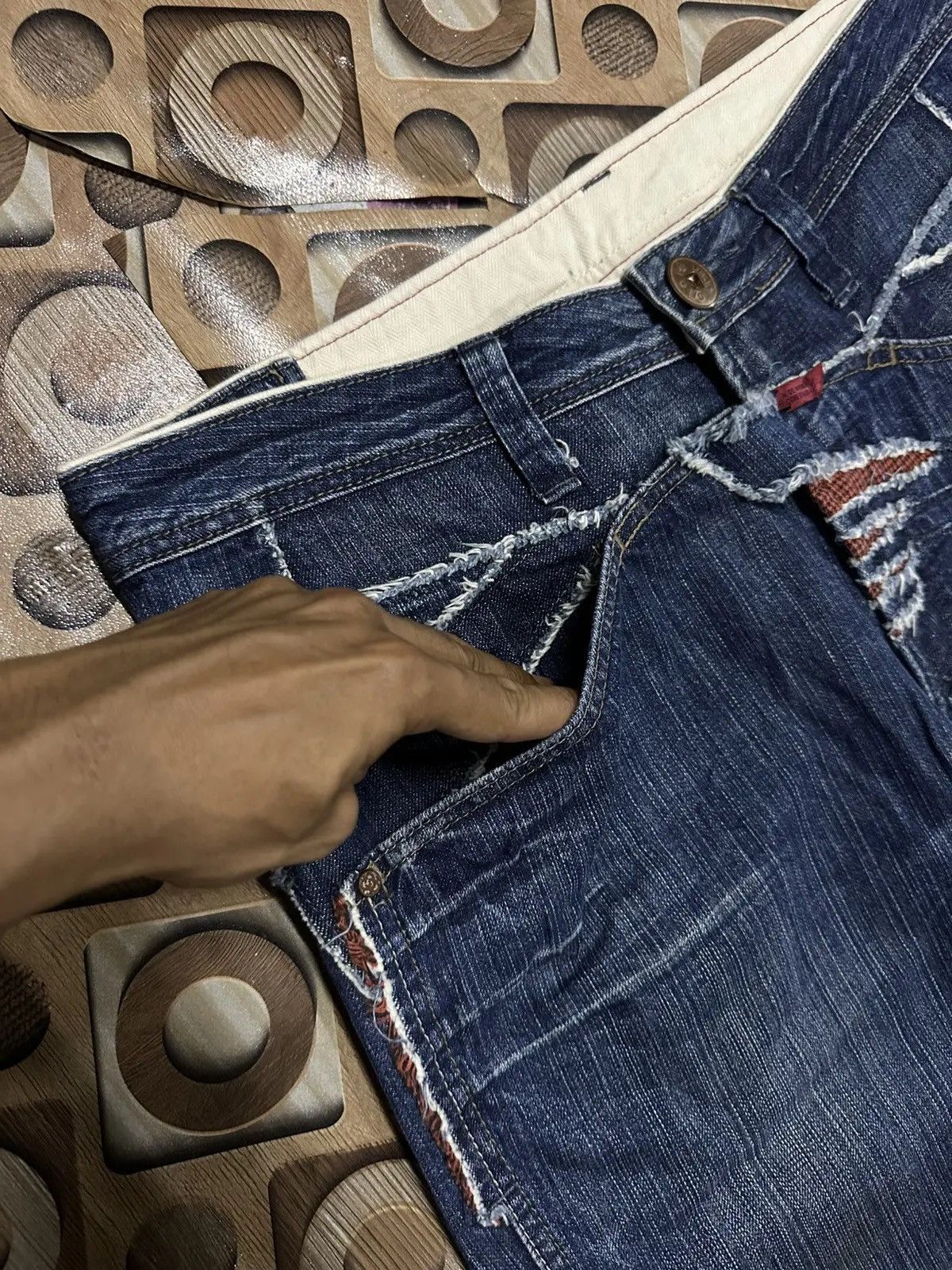 Marithe + Francois Girbaud GRAILS🔥 MARITHE FRANCOIS GIRBAUD JEANS VERY RARE DENIM PANTS Size US 33 - 10 Thumbnail