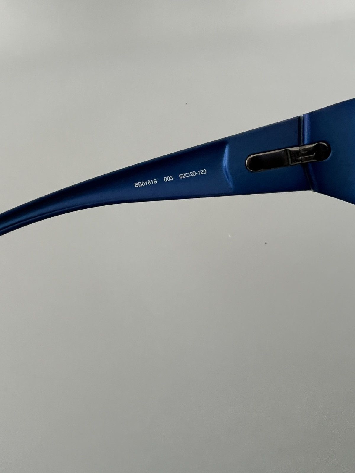 Balenciaga Balenciaga - Metal Rectangle Sunglasses Size ONE SIZE - 6 Thumbnail