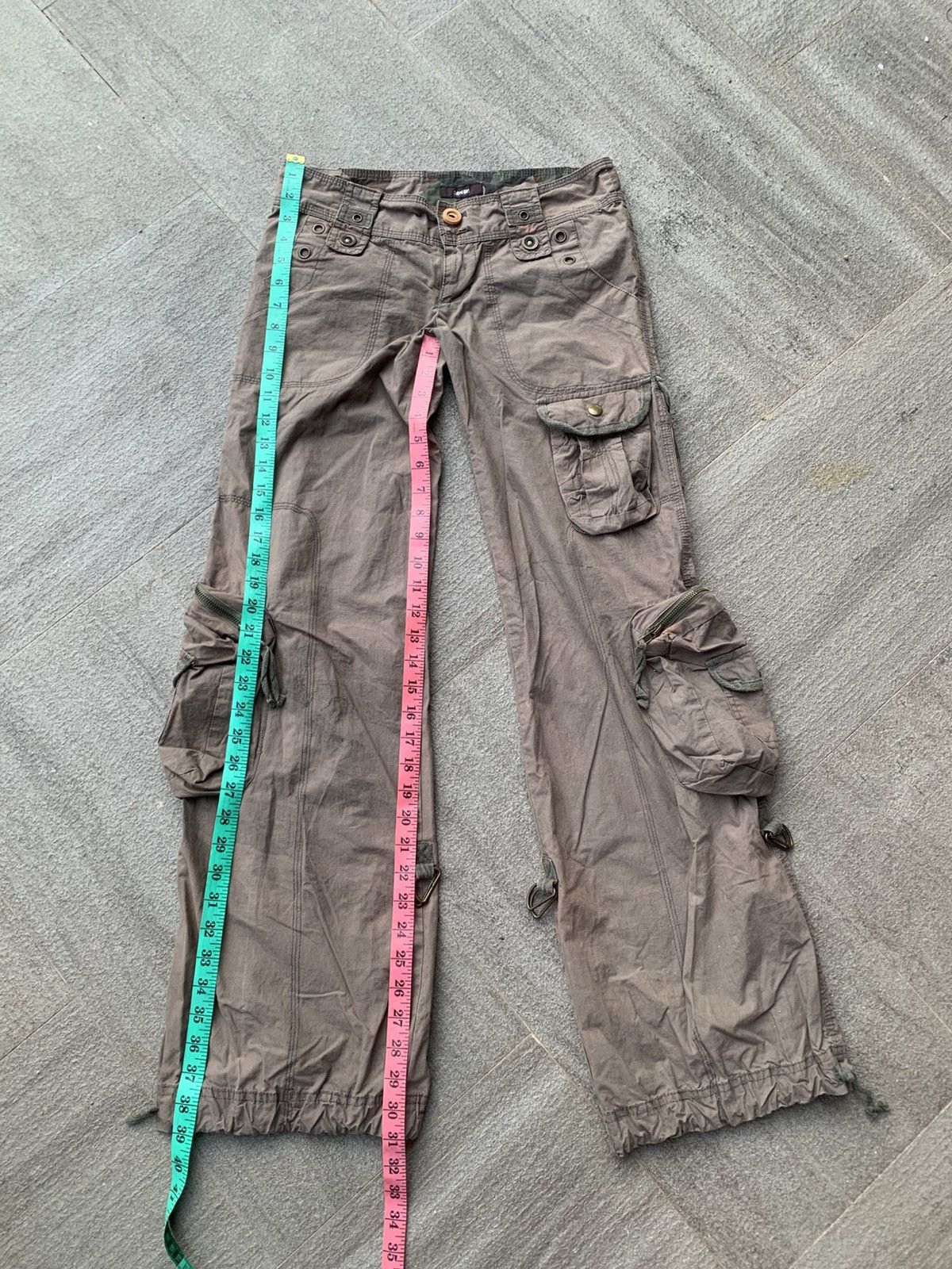 Japanese Brand Spiral Girl Cargo Pants Size 30" / US 8 / IT 44 - 11 Thumbnail