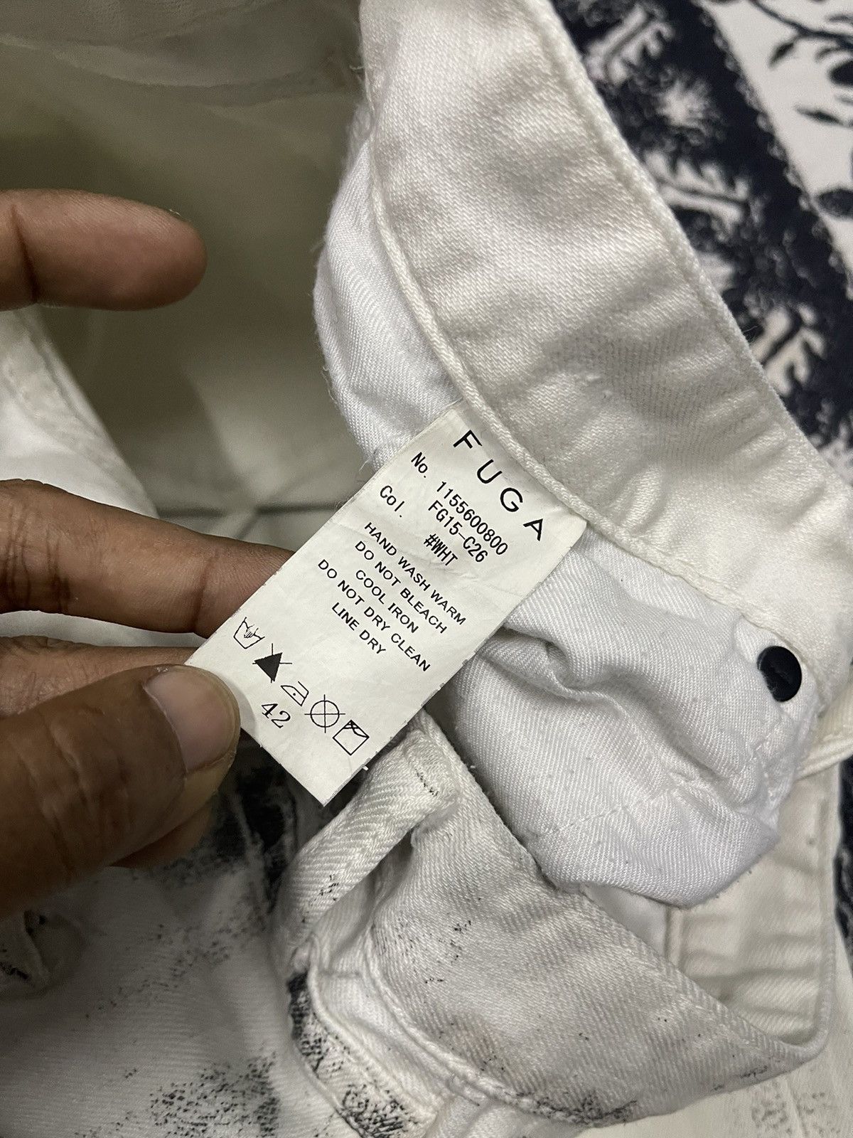 GOSTAR DE FUGA VINTAGE GOSTAR DE FUGA WASHABLE RARE DESIGN JEANS Size US 29 - 11 Thumbnail
