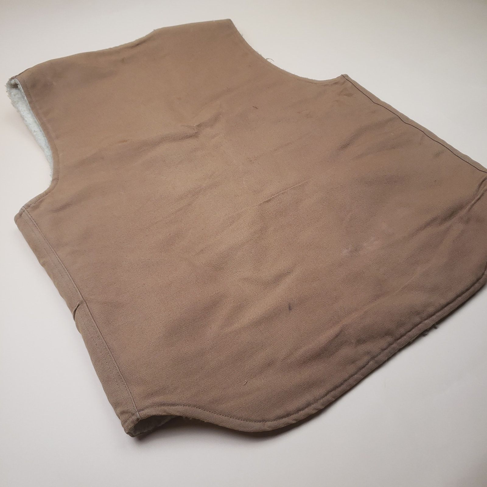 Carhartt Vintage 90s Carhartt Vest Fur Sherpa Distressed XL USA LT Size US L / EU 52-54 / 3 - 6 Thumbnail