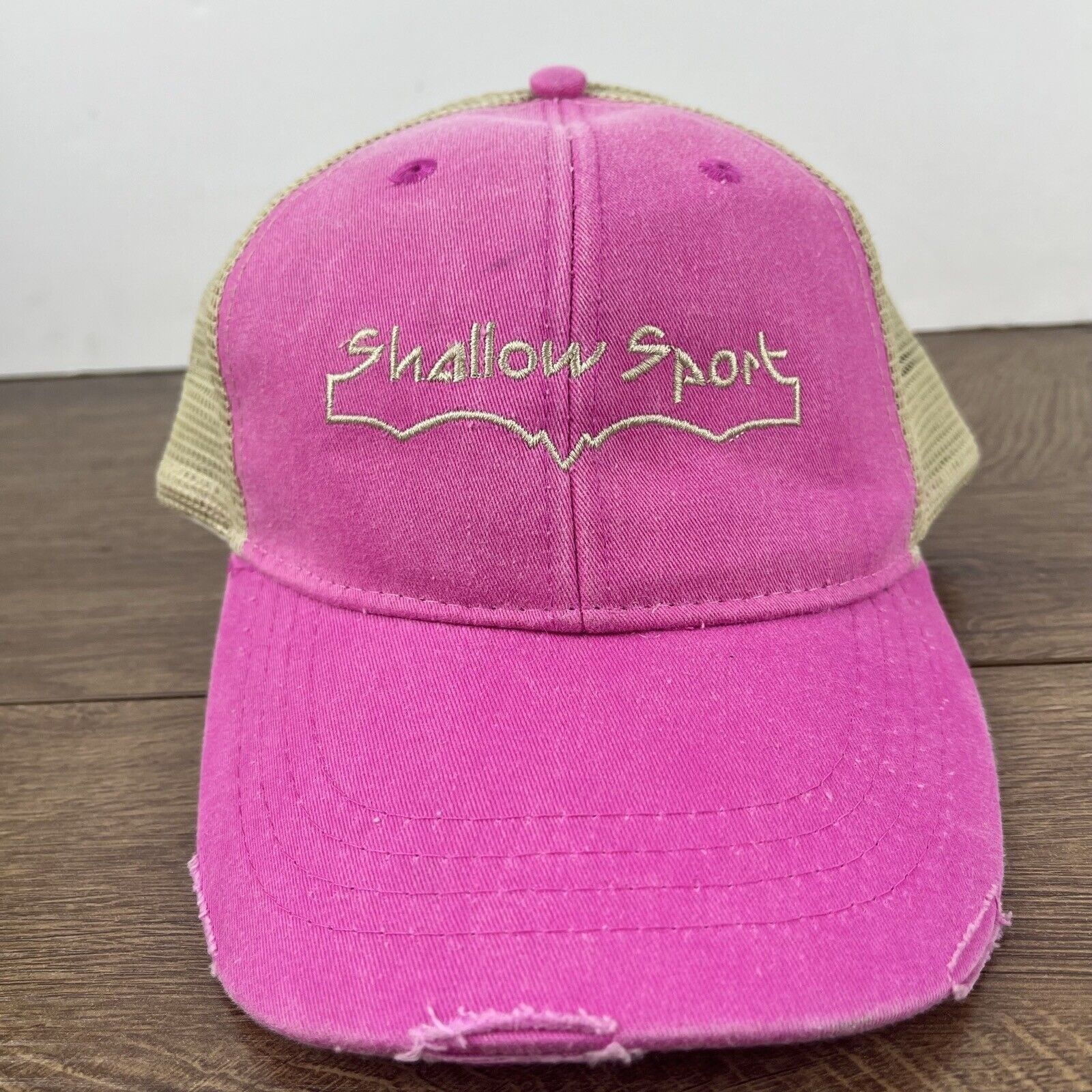 Other Shallow Sport Hat Shallow Snapback Hat Pink Hat Adjustable P Size ONE SIZE - 5 Thumbnail