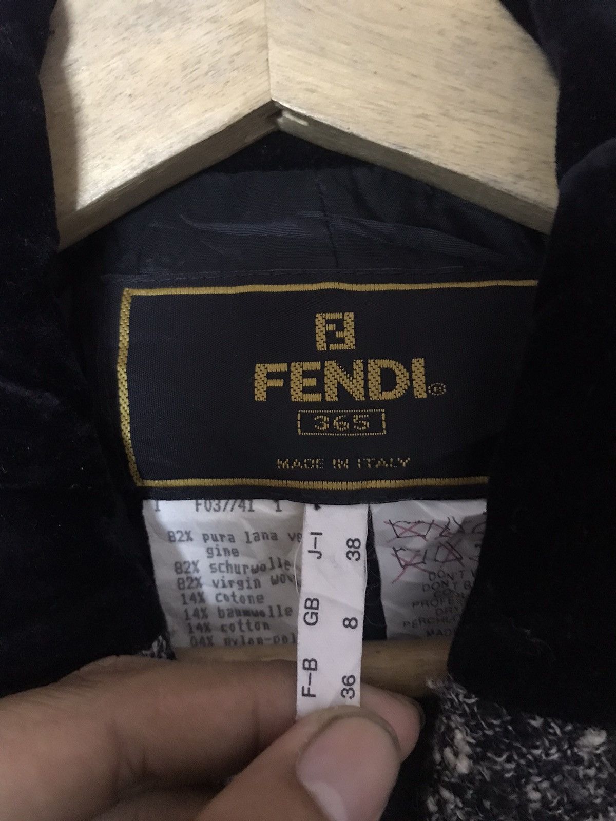 Fendi Authentic Fendi Tweed Size S / US 4 / IT 40 - 6 Thumbnail