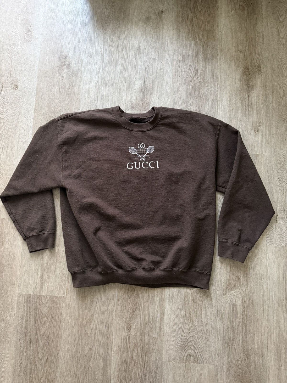 Vintage Bootleg Gucci Sweatshirt Size US L / EU 52-54 / 3 - 1 Thumbnail