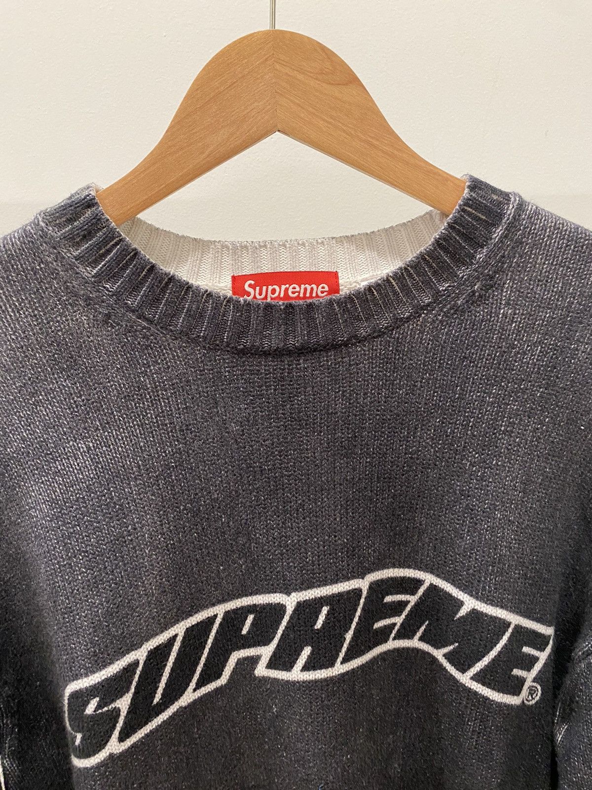 Supreme Stone Washed Sweater Lサイズ Supreme Printed Washed