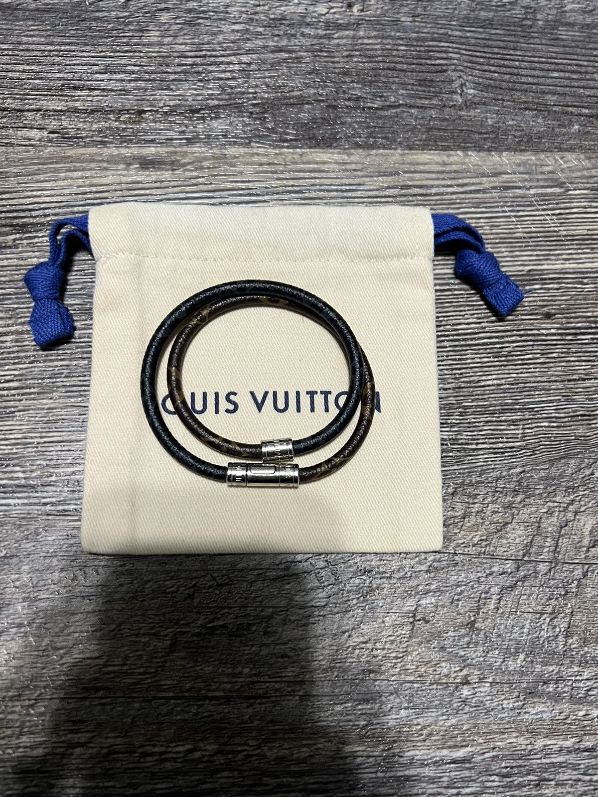 Louis Vuitton Keep It Double Leather Bracelet Size ONE SIZE - 3 Thumbnail