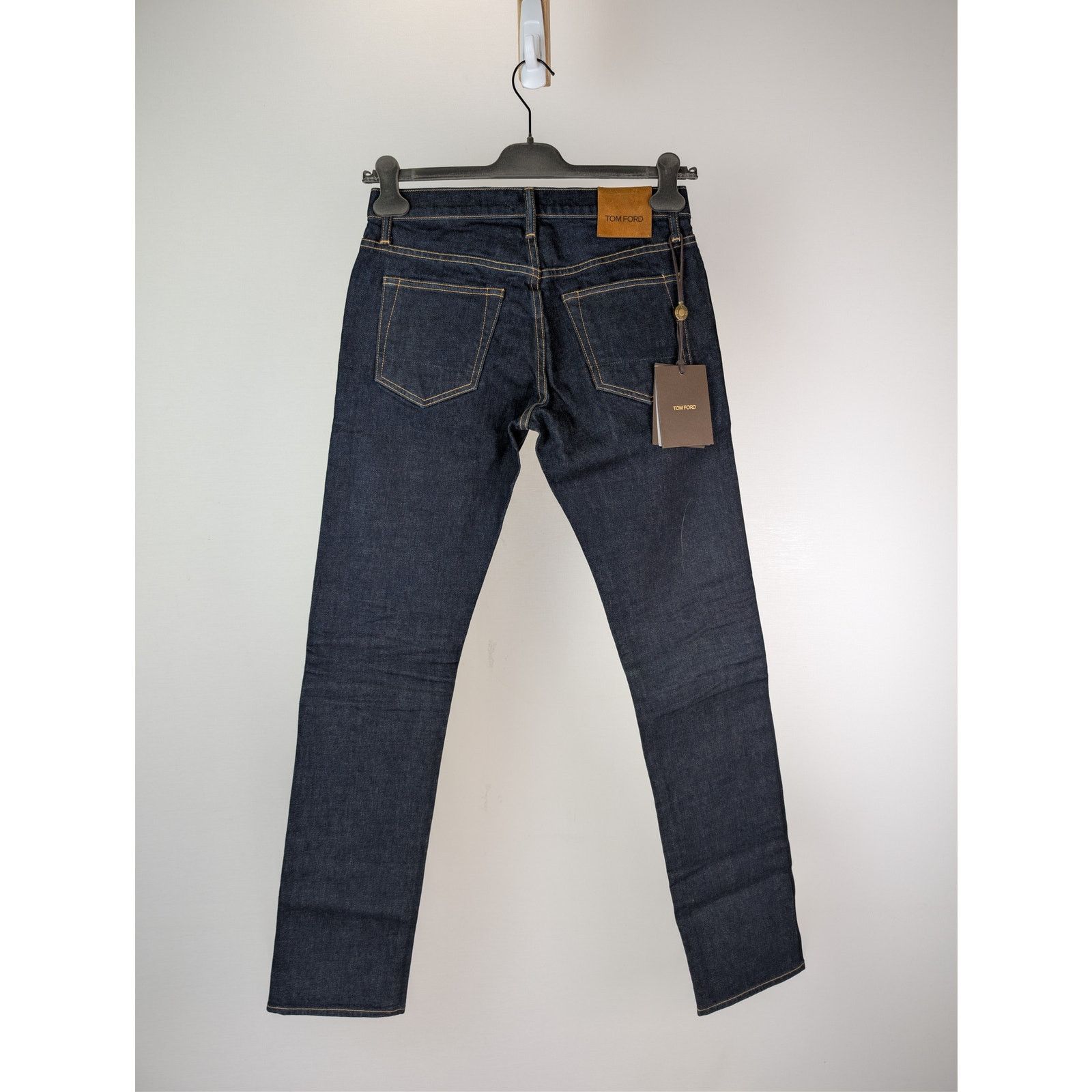 Tom Ford o1rshd1 Straight Denim Jeans in Indigo Blue Size US 40 / EU 56 - 11 Thumbnail