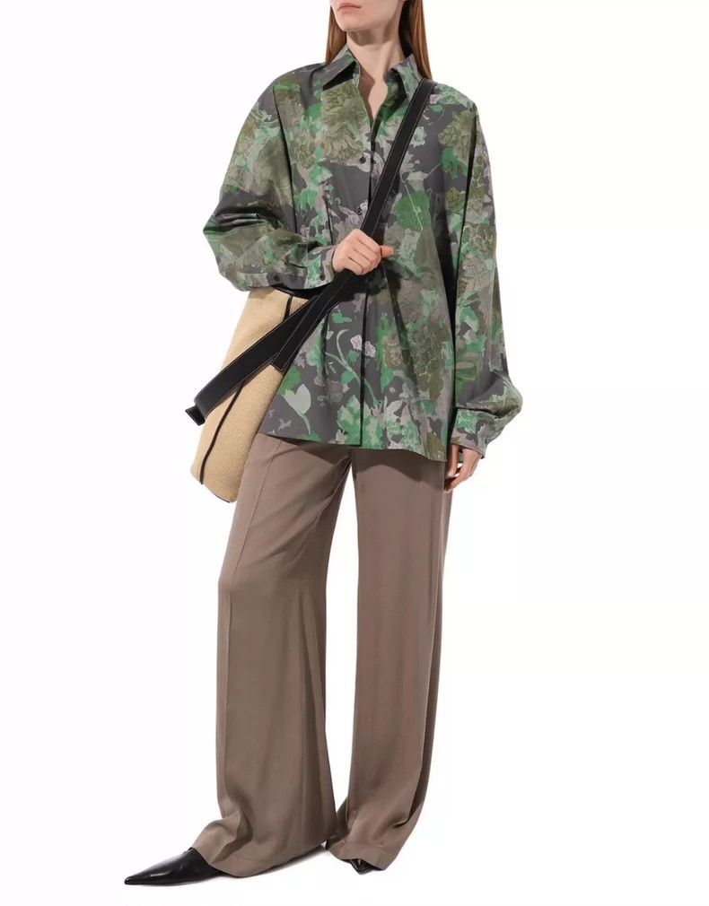 Dries Van Noten dries van noten size:34 Retro and prosperous shirt 2504-N Size US XXS / EU 40 - 2 Thumbnail