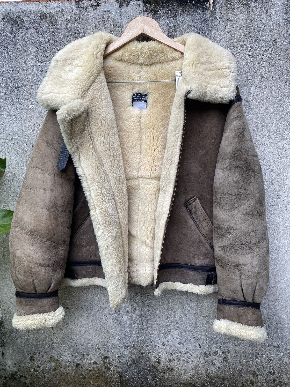 Avirex Avirex Limited B-3 80s OG 1986 Shearling Sheepskin Jacket Size US L / EU 52-54 / 3 - 3 Thumbnail