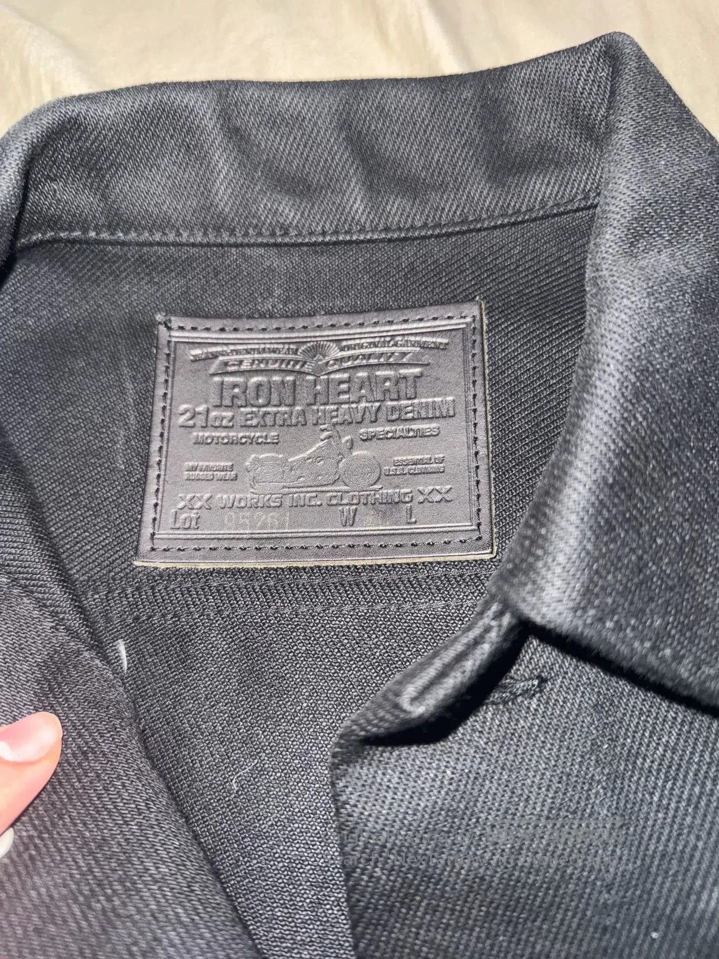 Iron Heart Iron Heart Black Denim Jacket. Size US S / EU 44-46 / 1 - 3 Thumbnail