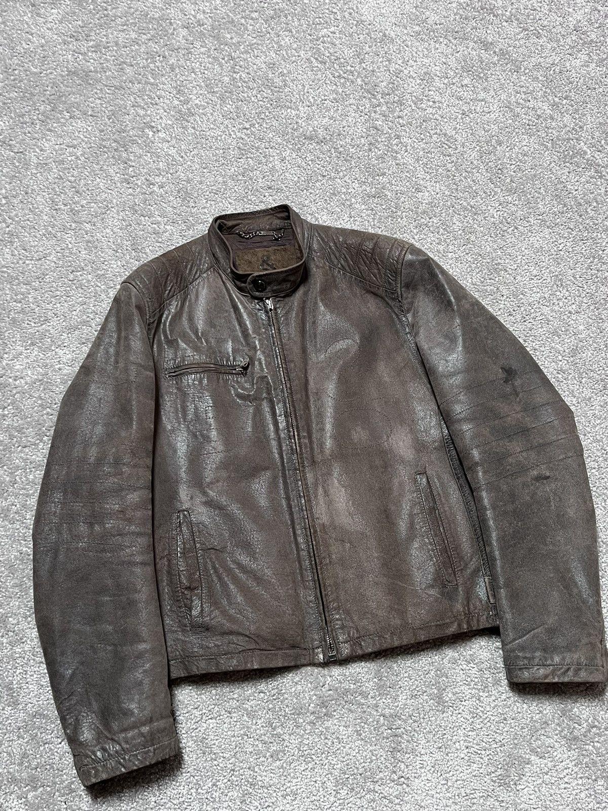 Dolce & Gabbana Vintage Dolce & Gabbana Brutalist Pig Leather Archive Jacket Size US L / EU 52-54 / 3 - 6 Thumbnail