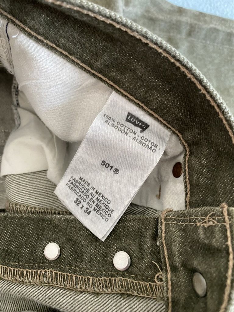 Levi's Vintage Clothing Levis 501 Military Green Size US 32 / EU 48 - 3 Thumbnail