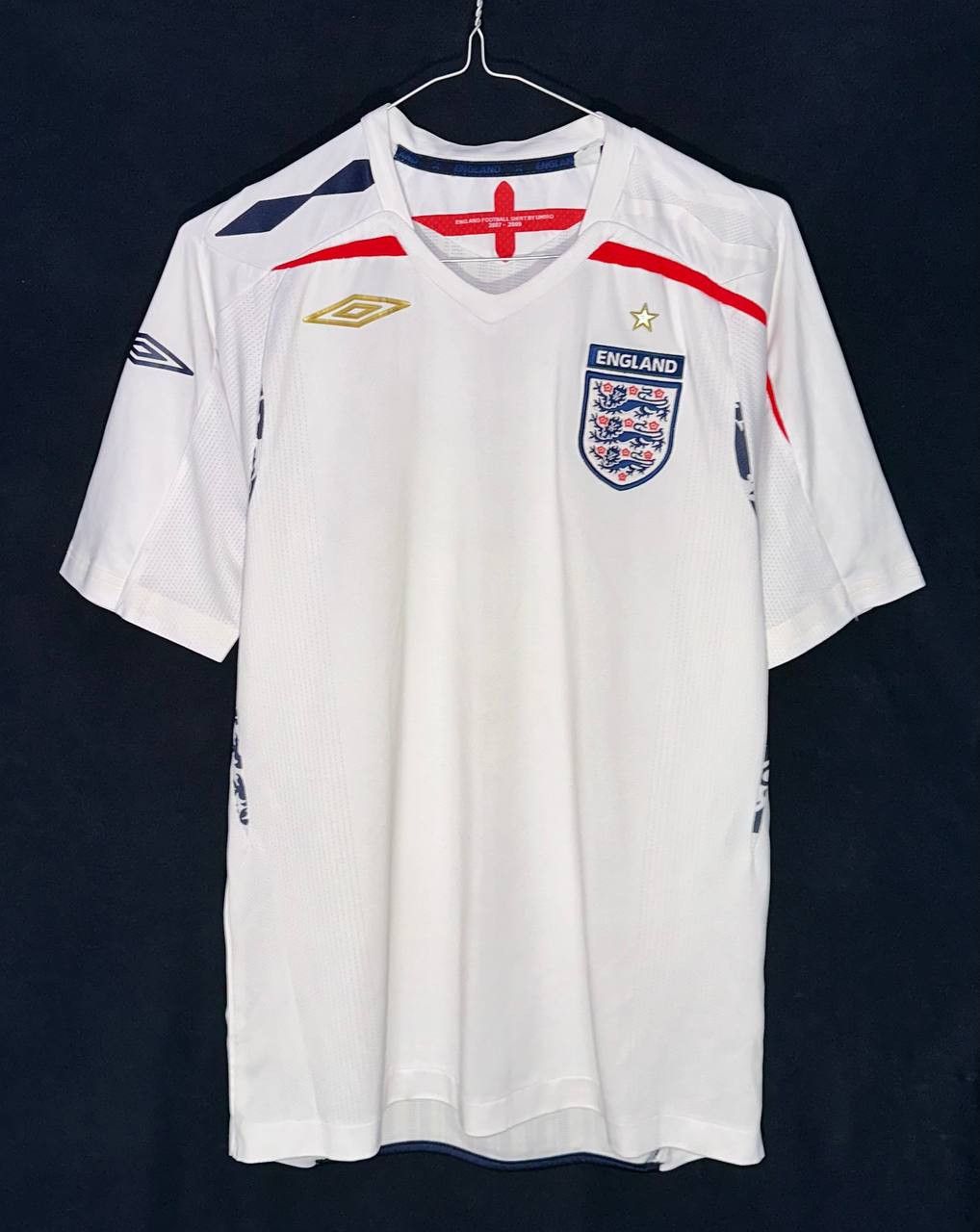 Umbro × Vintage England vintage home 2007-2009 football shirt jersey Umbro Size US S / EU 44-46 / 1 - 1 Thumbnail