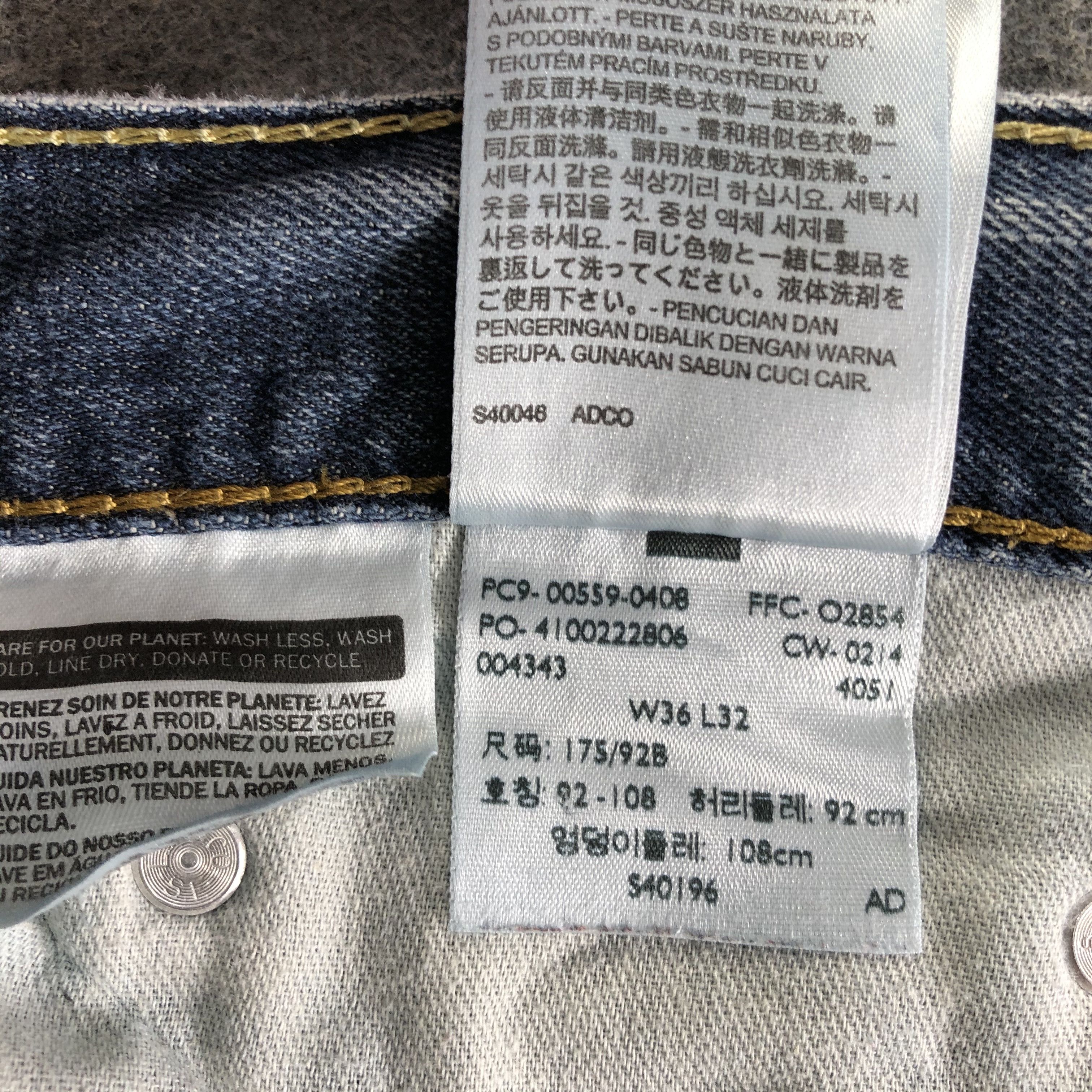 Levi's Vintage Blue Wash Levis 559 Jeans-J3545 Size US 37 - 10 Thumbnail