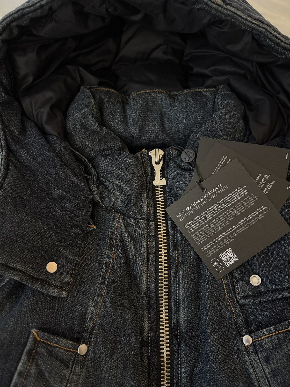 Moose Knuckles Moose Knuckles x Evisu Denim Bomber Size US L / EU 52-54 / 3 - 7 Thumbnail