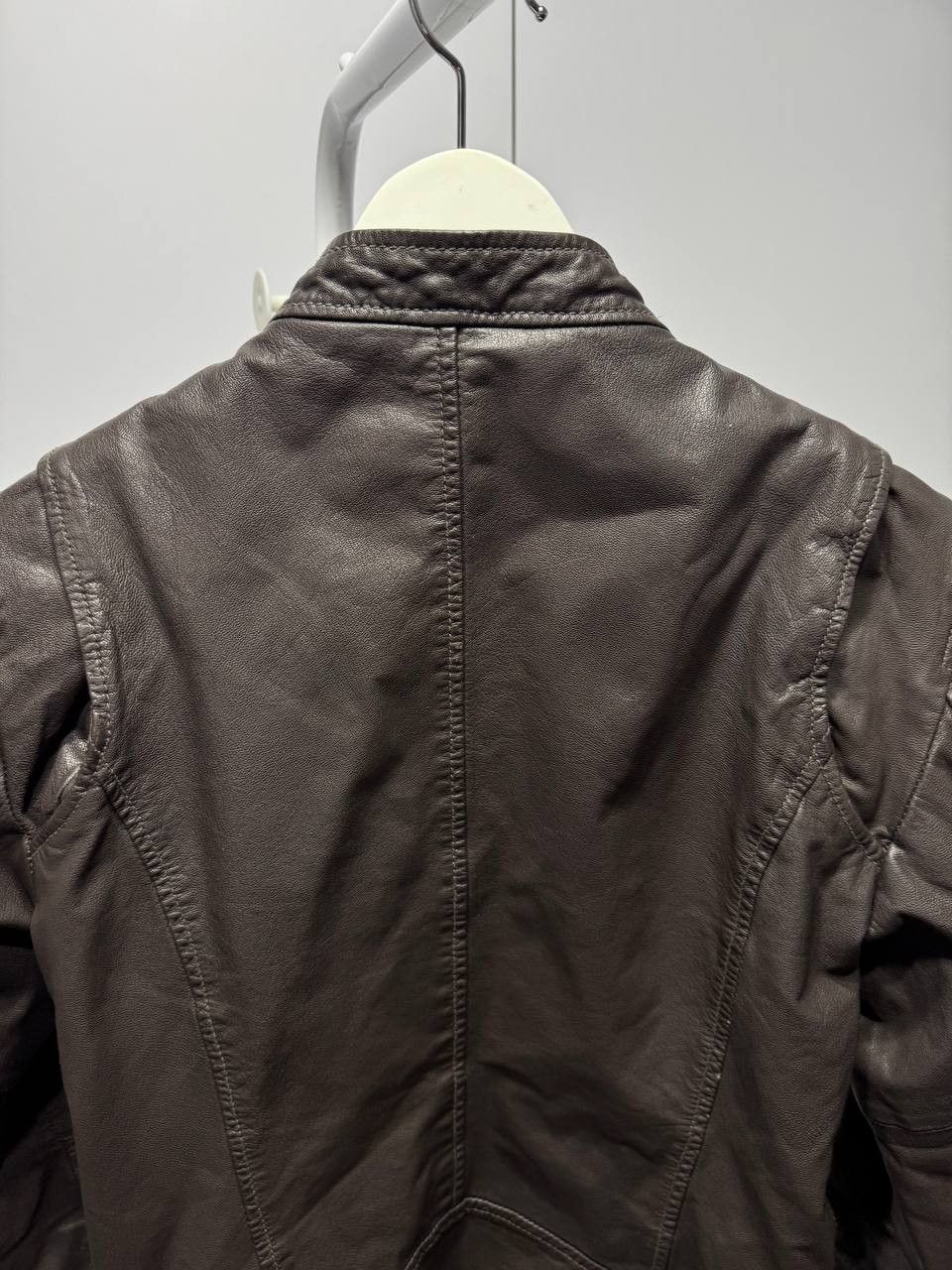 Superdry Superdry Dark Brown Leather Jacket size S Size US S / EU 44-46 / 1 - 3 Thumbnail