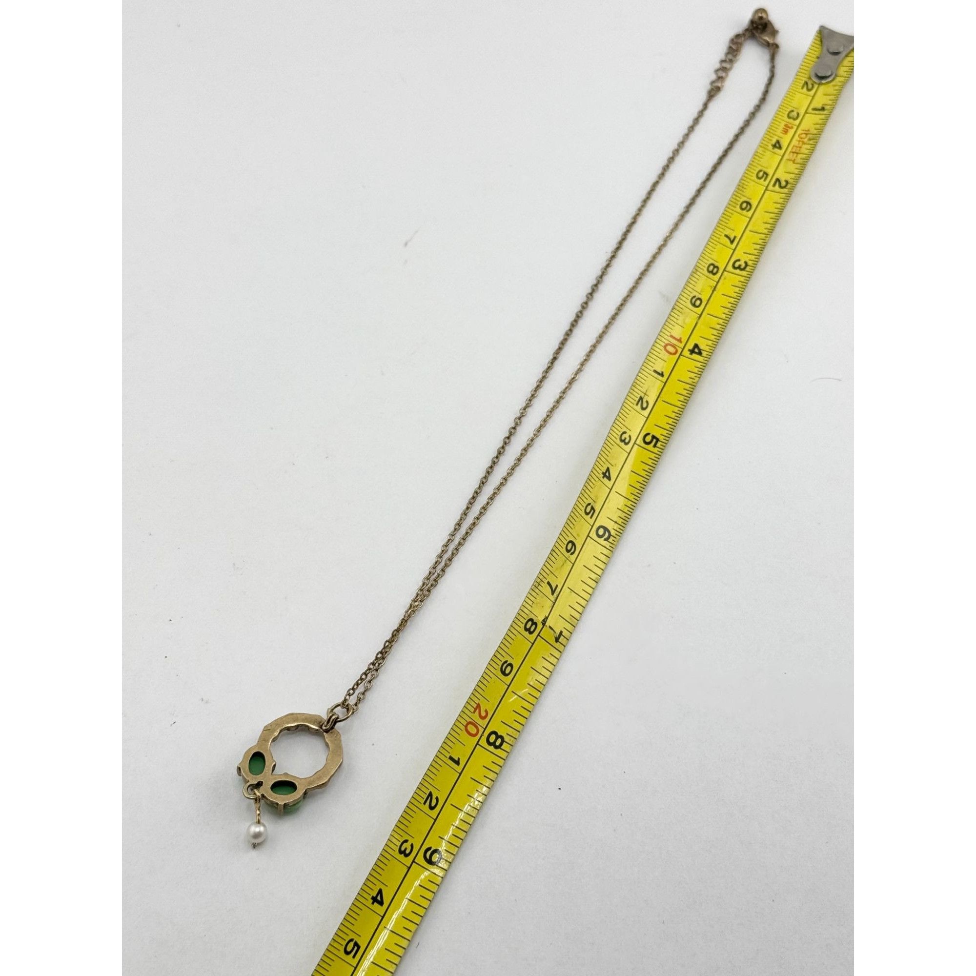 Vintage Vintage estate rhinestone gold filled charm necklace Size ONE SIZE - 7 Thumbnail