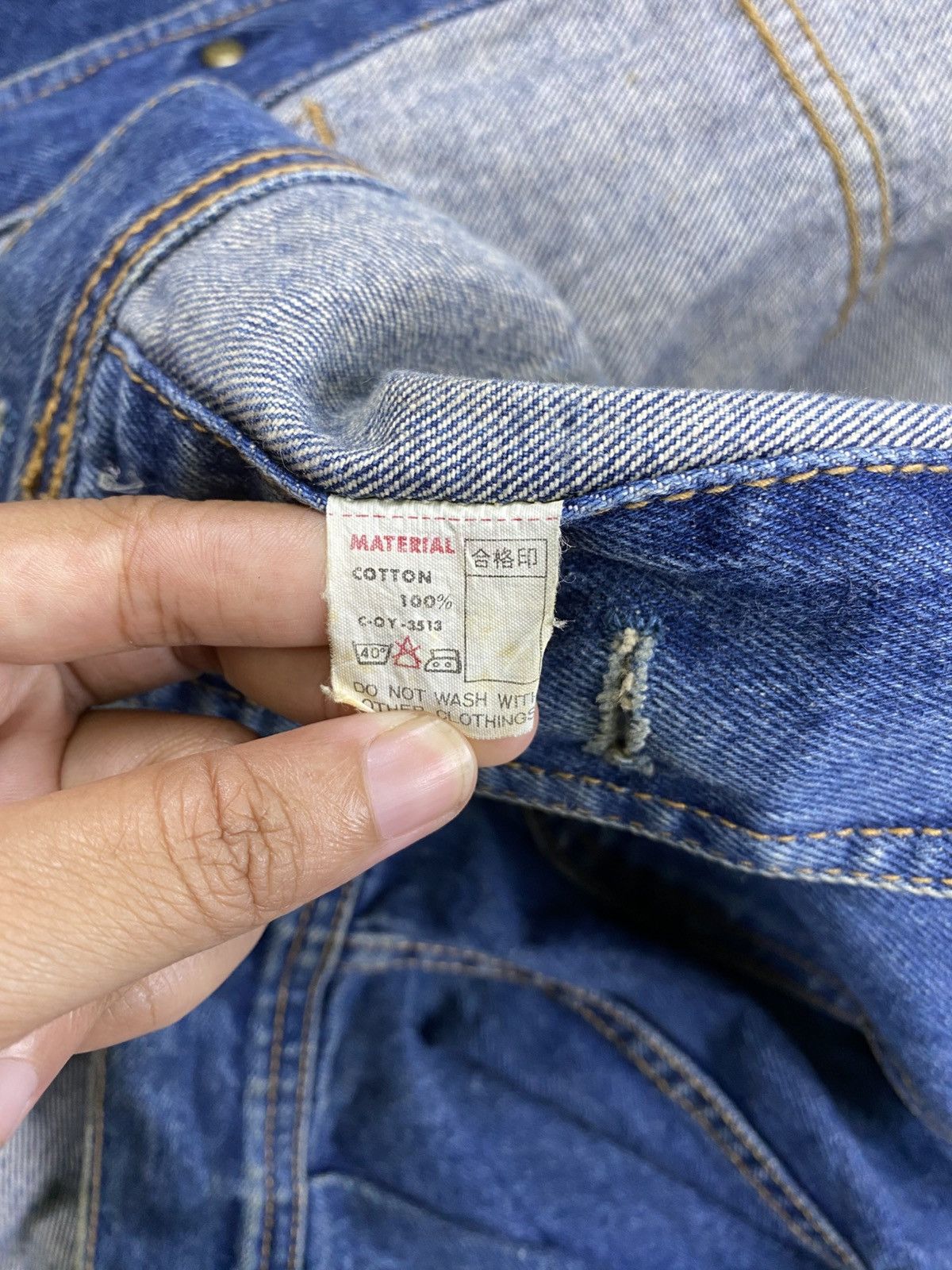 Japanese Brand Vintage 80s Driver’s Manual Rare Design Denim Jacket Size US L / EU 52-54 / 3 - 11 Thumbnail