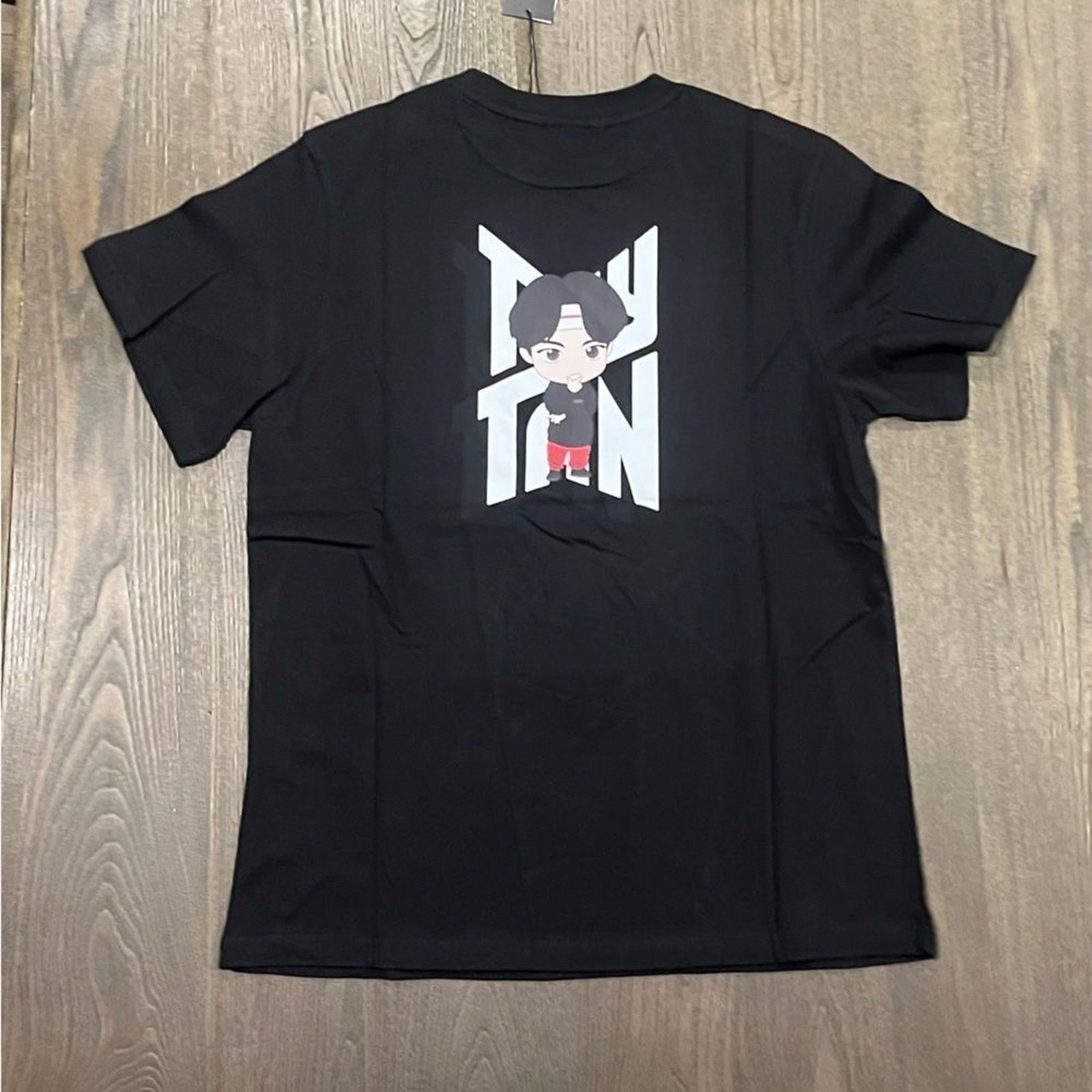 Vintage NWT BTS TinyTan Jin Character T-Shirt Black Size L Size US L / EU 52-54 / 3 - 11 Thumbnail