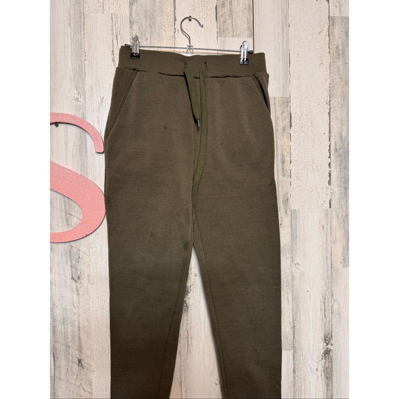 Other Rene Ricci Olive Green Joggers Sweatpants Women’s Size S Cozy Fleece Lined Size 26" / US 2 / IT 38 - 3 Thumbnail