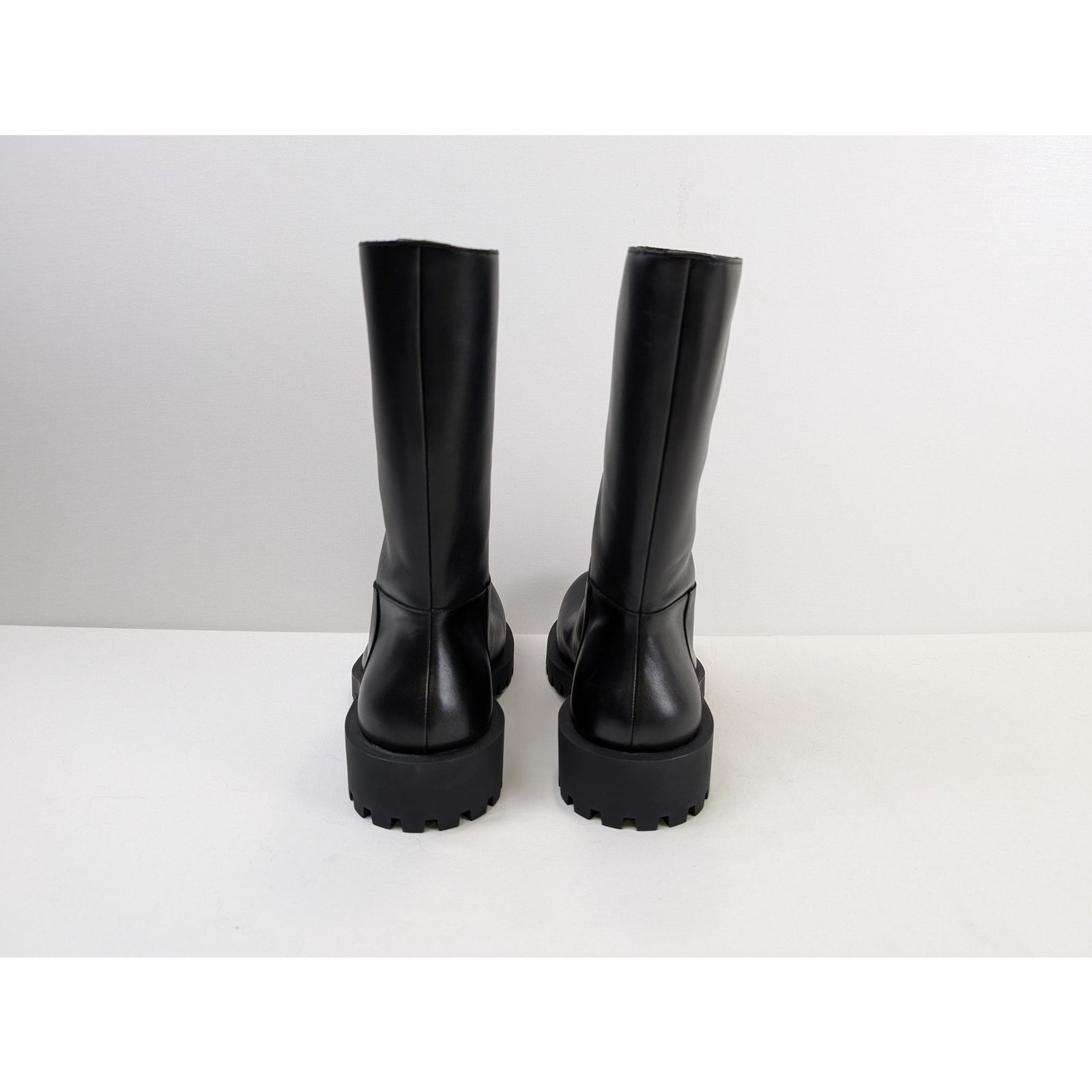Balenciaga o1rshd1 New Matt CalfSkin Hummer Bootie Boots in Black Size US 11 / EU 44 - 6 Thumbnail
