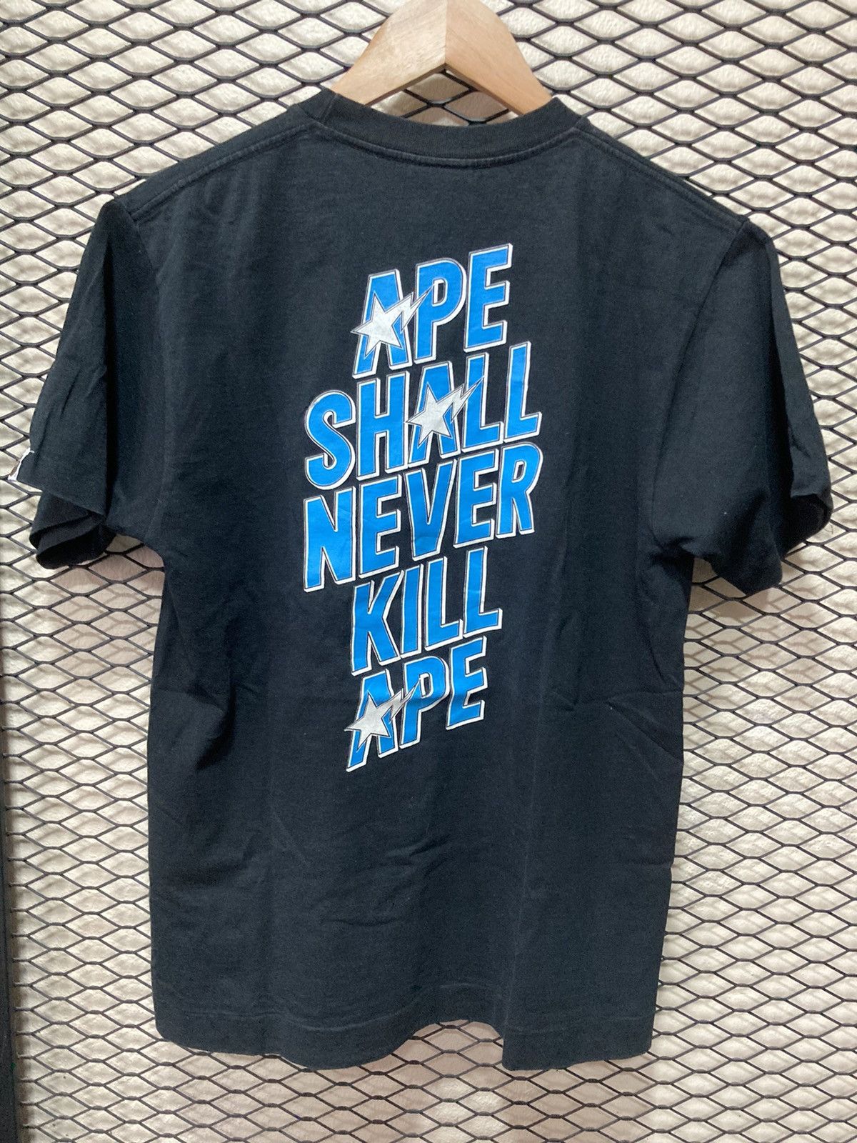 image of Vintage 'bape' Tee in Black, Men's (Size Medium)
