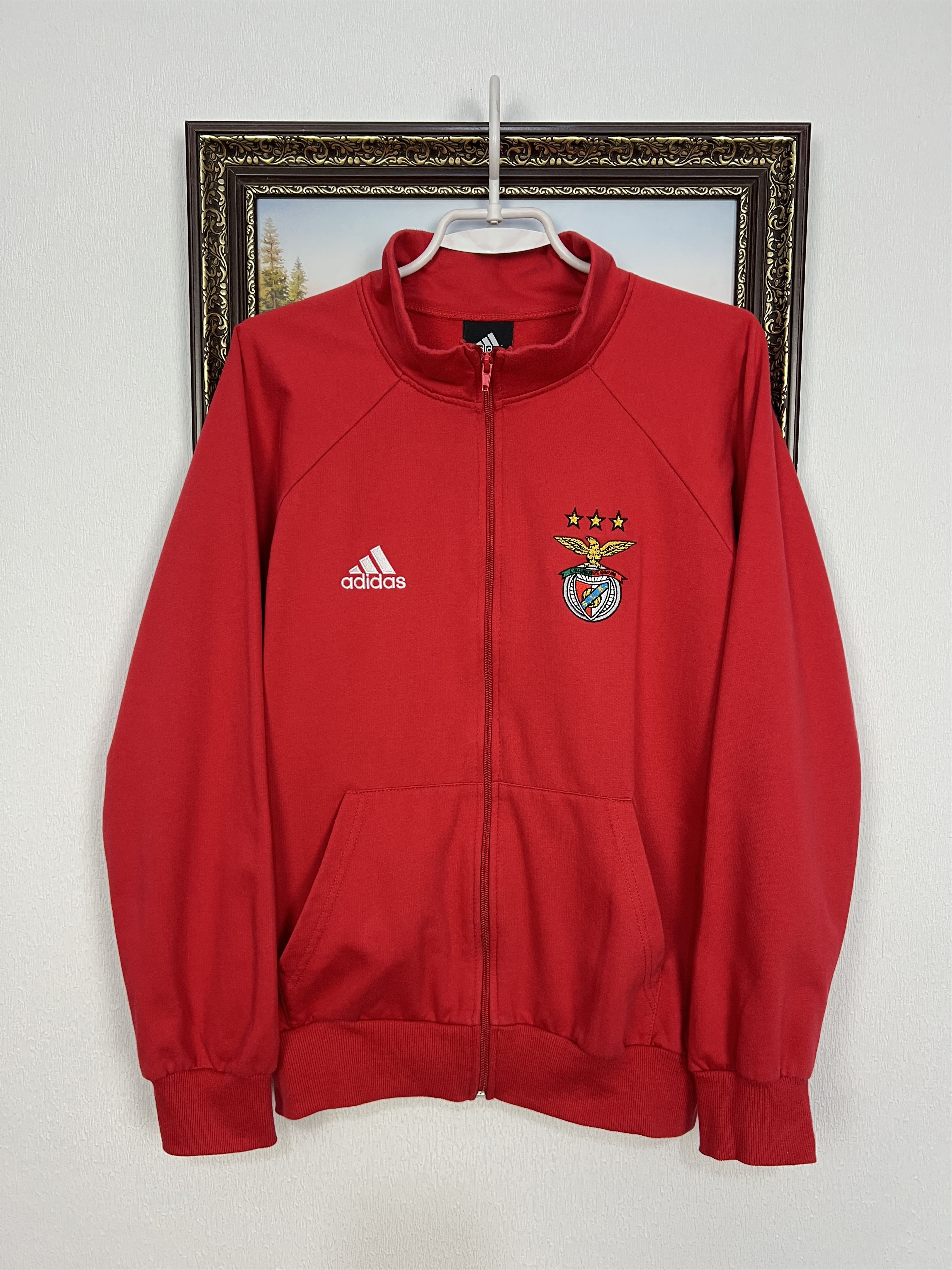 Adidas Vintage Adidas FC Benfica Football Jacket Soccer Track Top Size US M / EU 48-50 / 2 - 1 Thumbnail
