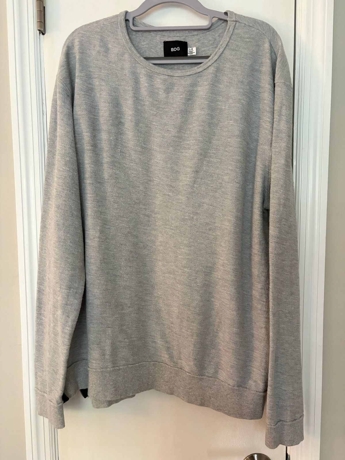 Bdg BDG Gray 100% Cotton Crewneck Sweatshirt – Size L Size US L / EU 52-54 / 3 - 1 Thumbnail