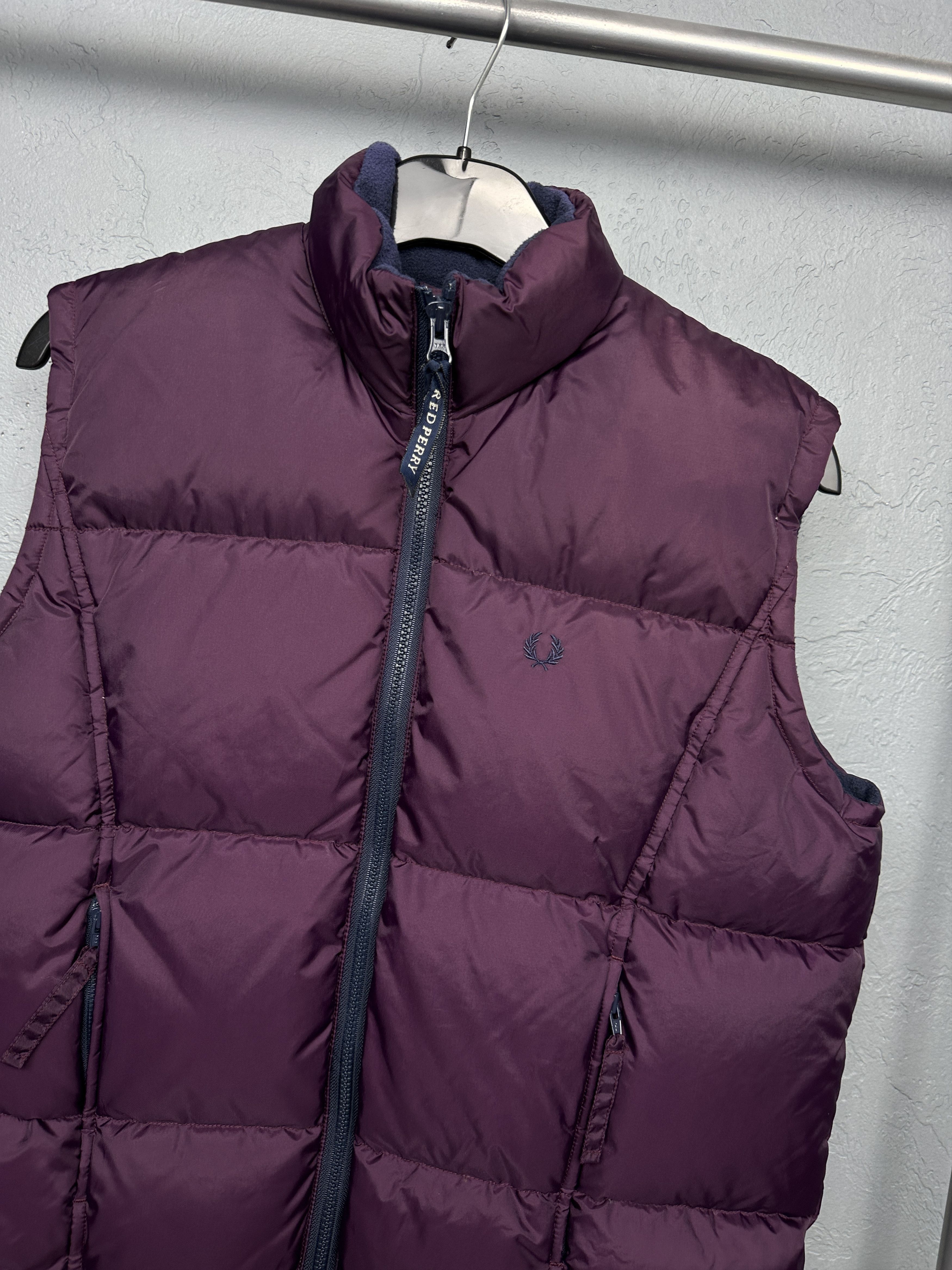 Fred Perry Fred Perry Womens Down Puffer Vest Size M / US 6-8 / IT 42-44 - 2 Thumbnail