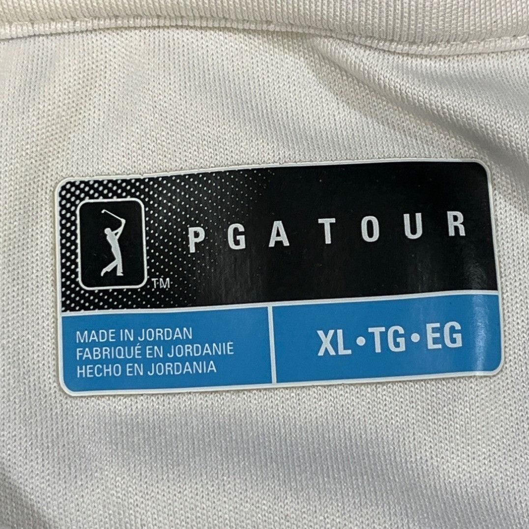 PGA Tour PGA Tour Men's White Striped Golf Shirt/Polo Sz XL SKU 4865 Size US XL / EU 56 / 4 - 4 Thumbnail