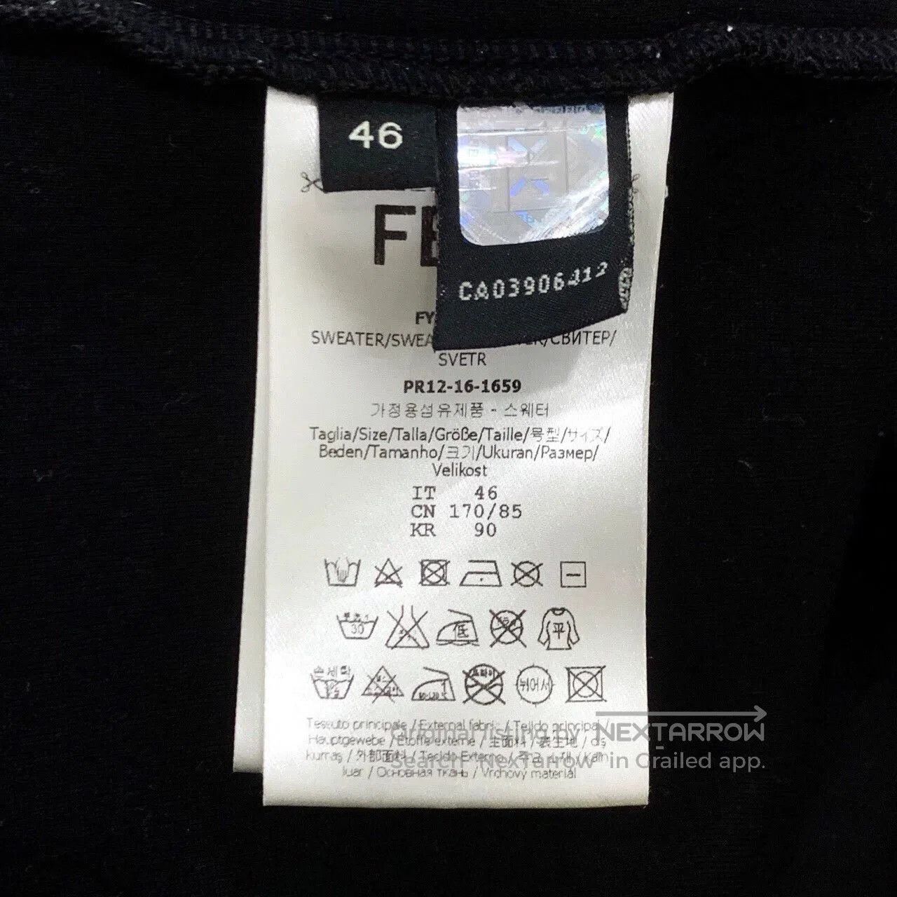 Fendi fendi relief robot pattern crewneck sweatshirt. Size US L / EU 52-54 / 3 - 6 Thumbnail