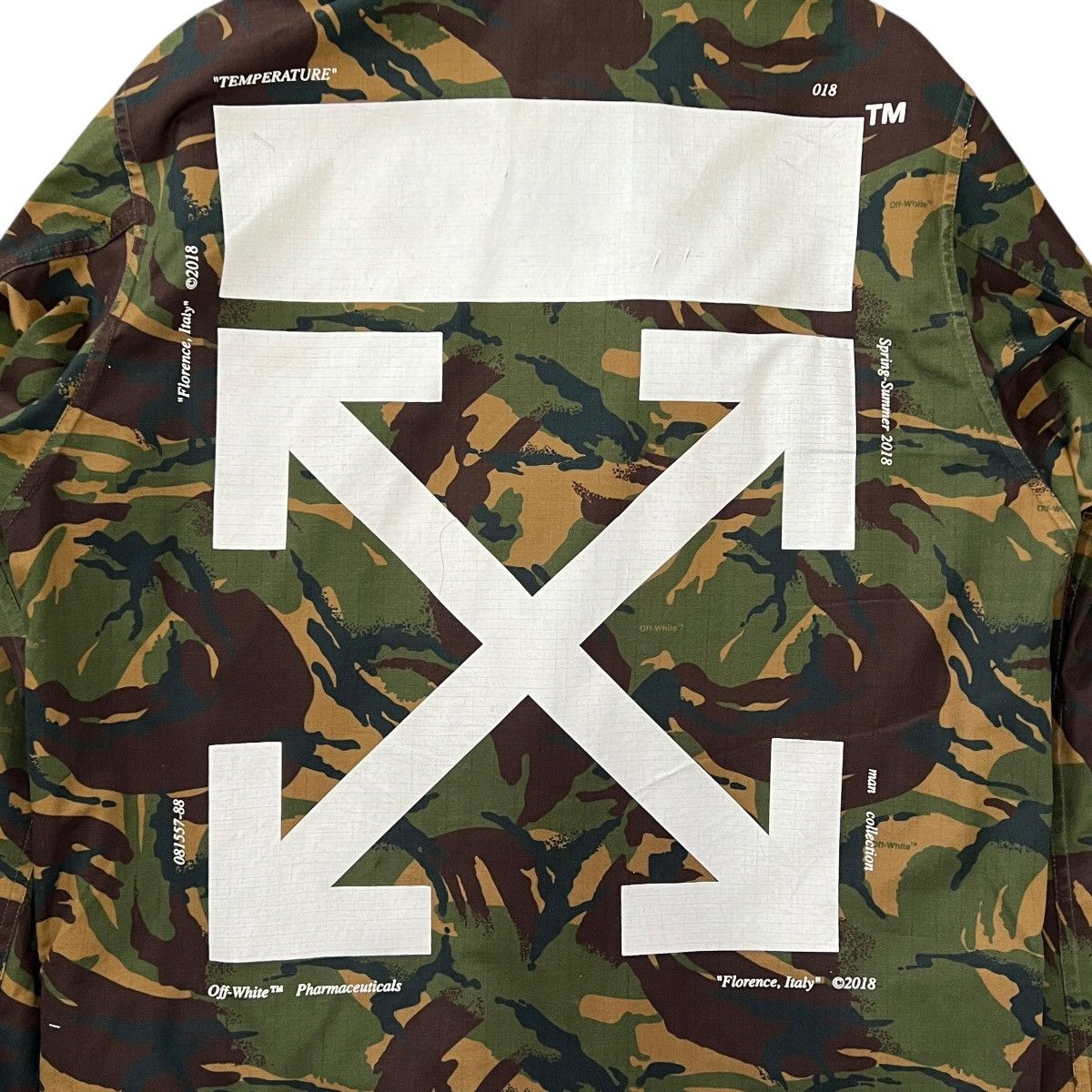Off-White OFF-WHITE™ 2018SS Patchwork Camo Field Military Jacket Size US M / EU 48-50 / 2 - 14 Thumbnail