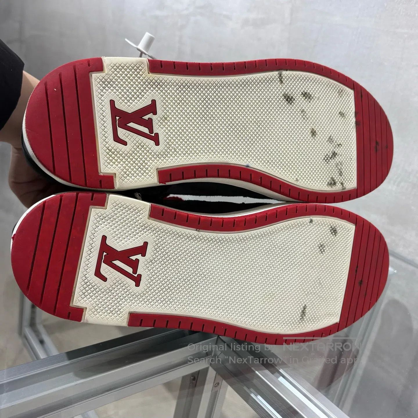 Louis Vuitton Louis Vuitton Metal buckle Velcro High-top sports shoes Size US 9.5 / EU 42-43 - 7 Thumbnail