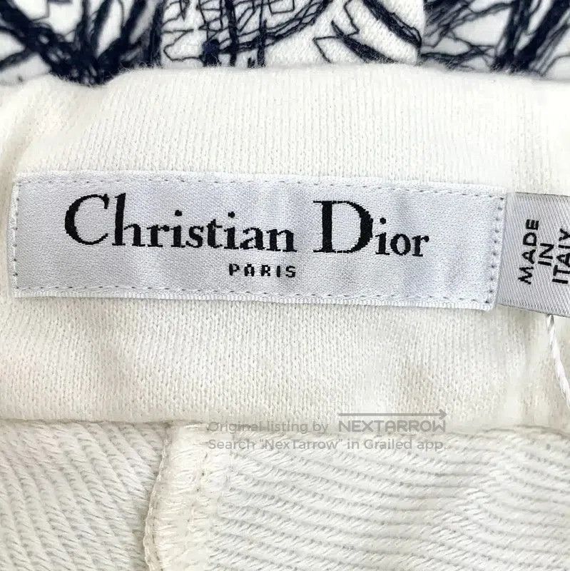 Dior Dior White Cotton Women's Shorts with Print . Size 23" - 6 Thumbnail