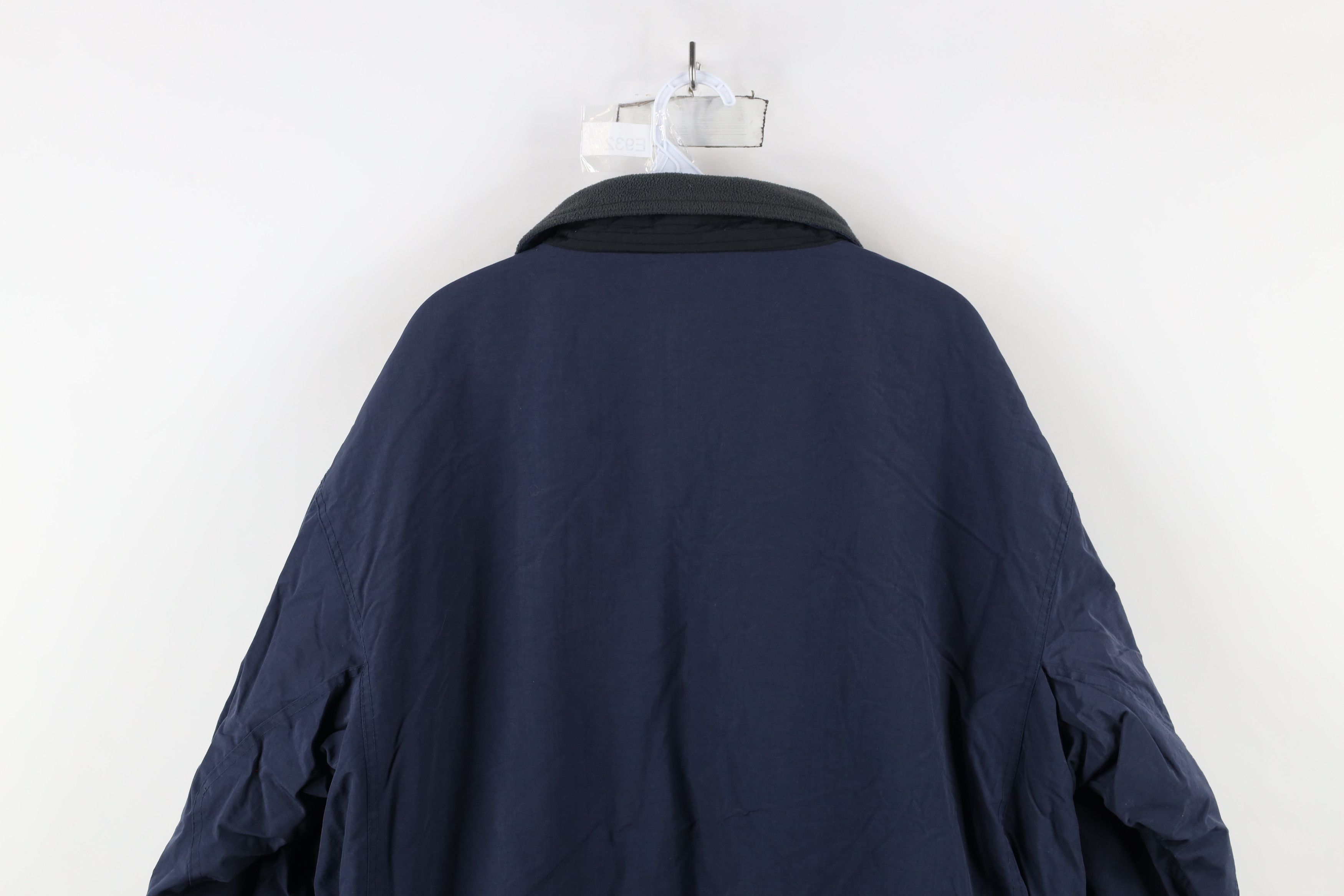 Cabelas × Vintage Vintage 90s Cabelas Fleece Lined Full Zip Bomber Jacket Blue Size US XL / EU 56 / 4 - 15 Thumbnail