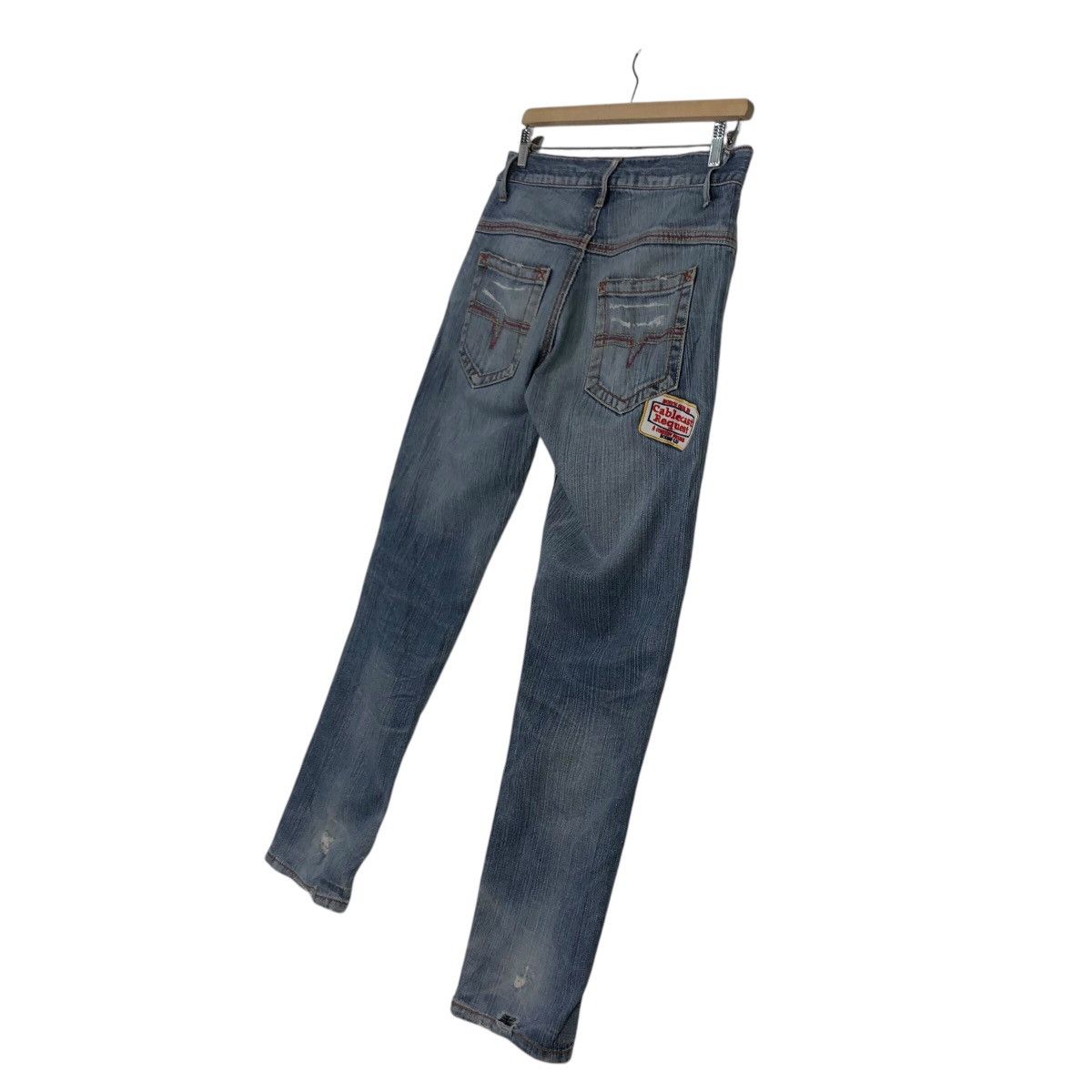 Hysteric Glamour 📌Vintage Distressed Denim Jeans Patchwork Design Full Print Size US 30 / EU 46 - 12 Thumbnail