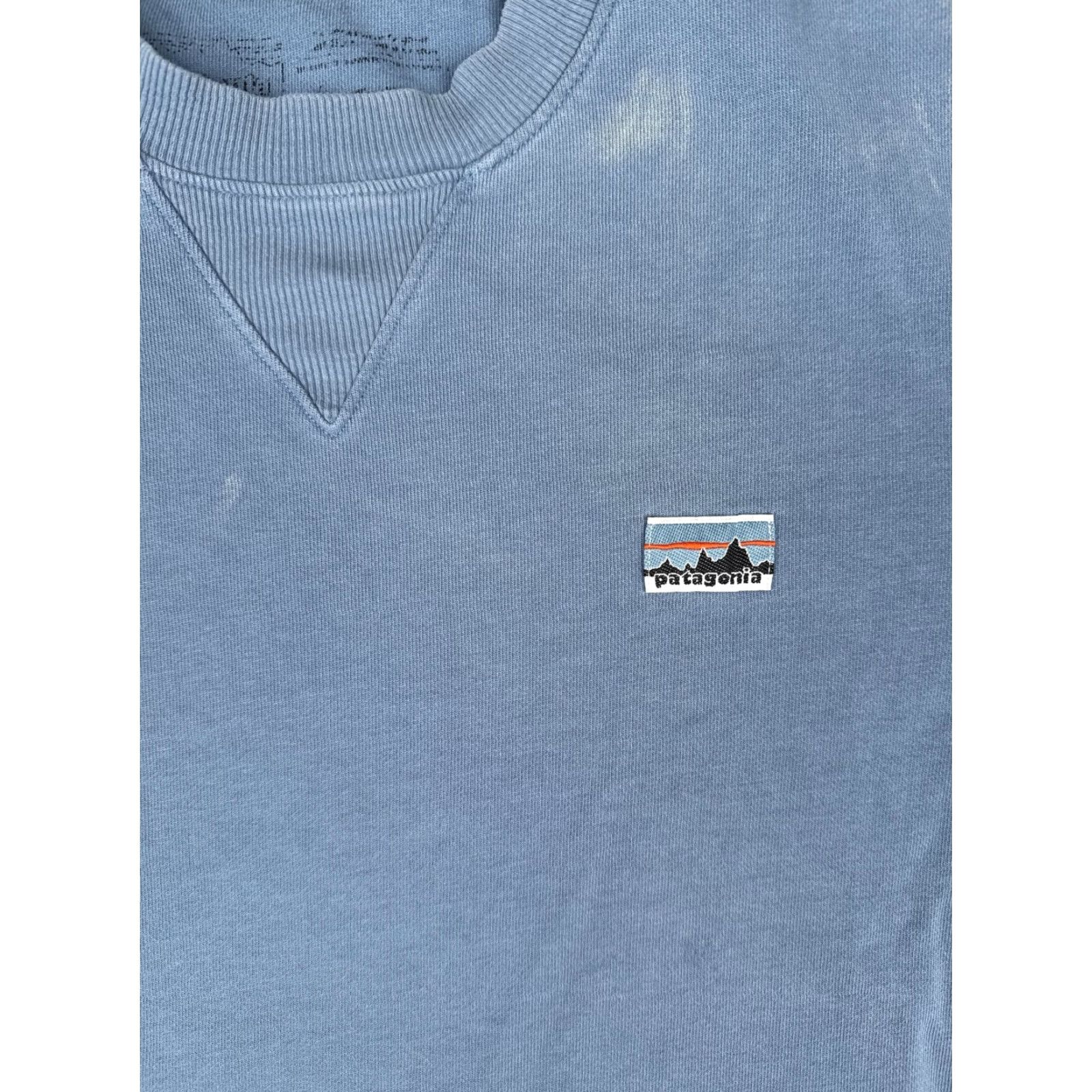 Patagonia Patagonia Sweatshirt Mens Medium Blue Patch Logo Crewneck Jersey Pullover Size US M / EU 48-50 / 2 - 6 Thumbnail