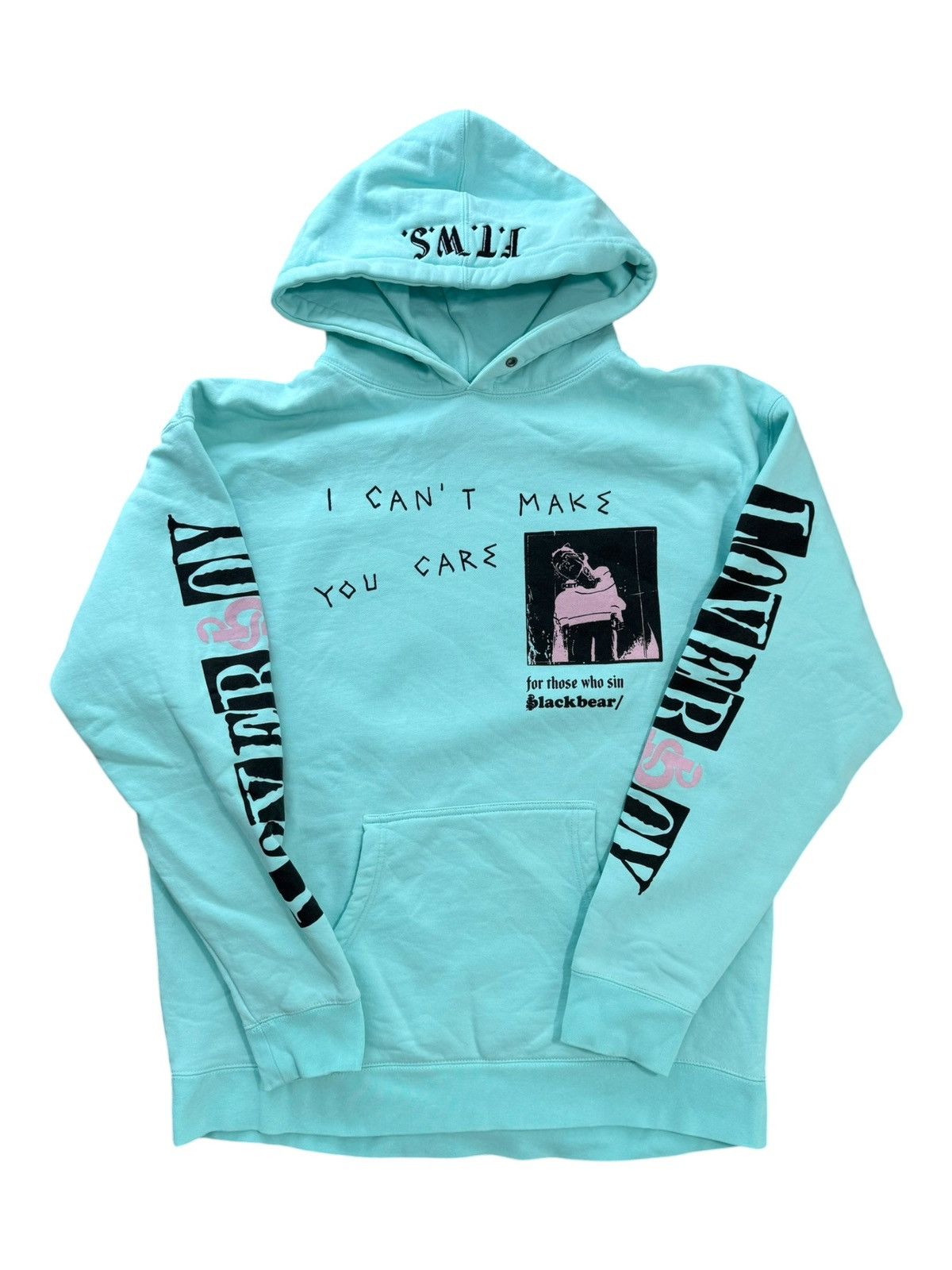 For Those Who Sin FTWS X blackbear Can’t Make You Care Hoodie Size US L / EU 52-54 / 3 - 1 Thumbnail