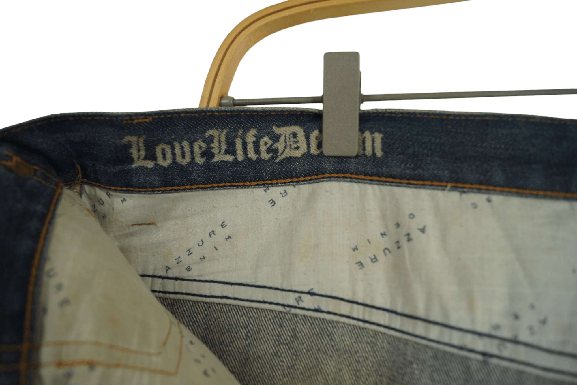 Vintage Rare Denim Azzure Jean Nice Design Size US 41 - 8 Thumbnail