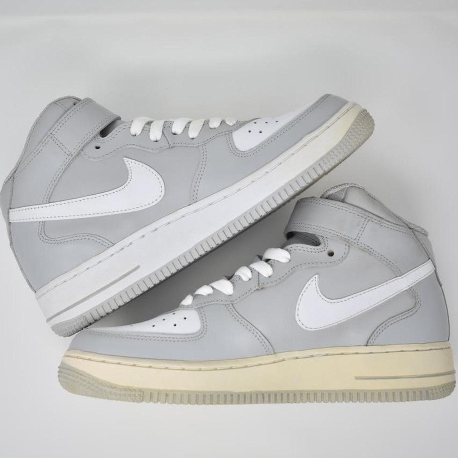 Nike 2004 Nike Air Force 1 Mid “Natural Grey” Size US 7.5 / EU 40-41 - 3 Thumbnail