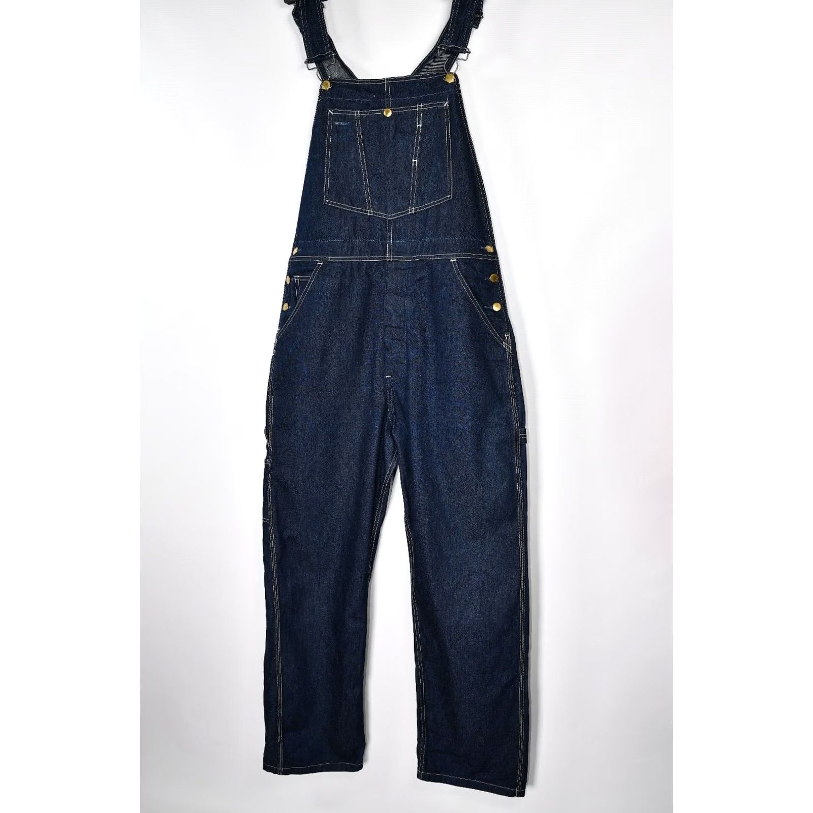 Levi's VINTAGE Levi’s 667 Orange Tab Overalls Denim Bib Jeans Men XL Blue Cotton Denim Straight Jeans Mens XL Blue 90s Size US 36 / EU 52 - 5 Thumbnail
