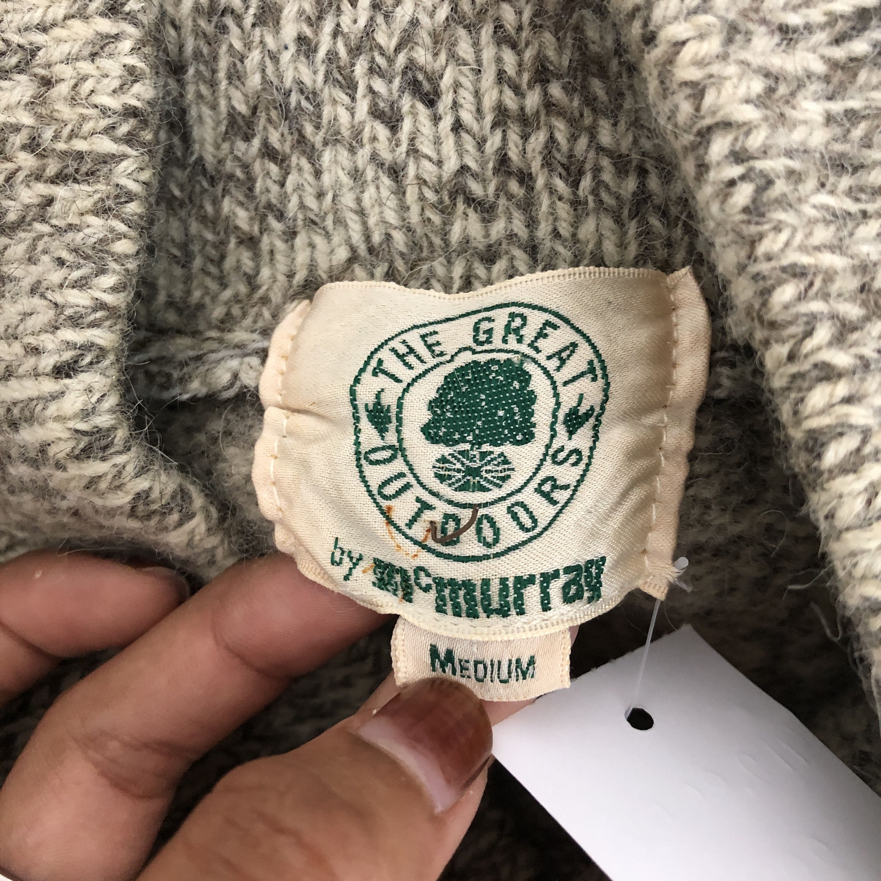 Homespun Knitwear × Vintage Vintage 80s Mc Murray Wool Knitwear Sweater Sweatshirt Size US M / EU 48-50 / 2 - 5 Thumbnail